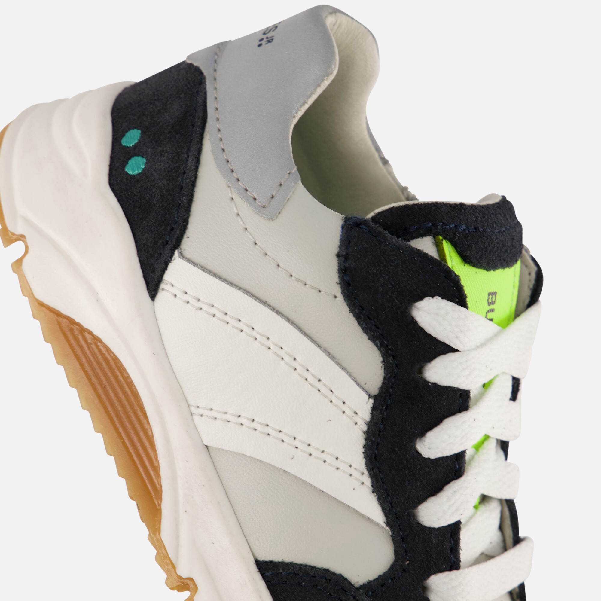 BunniesJR Fien Force Sneakers blauw Leer afbeelding 4