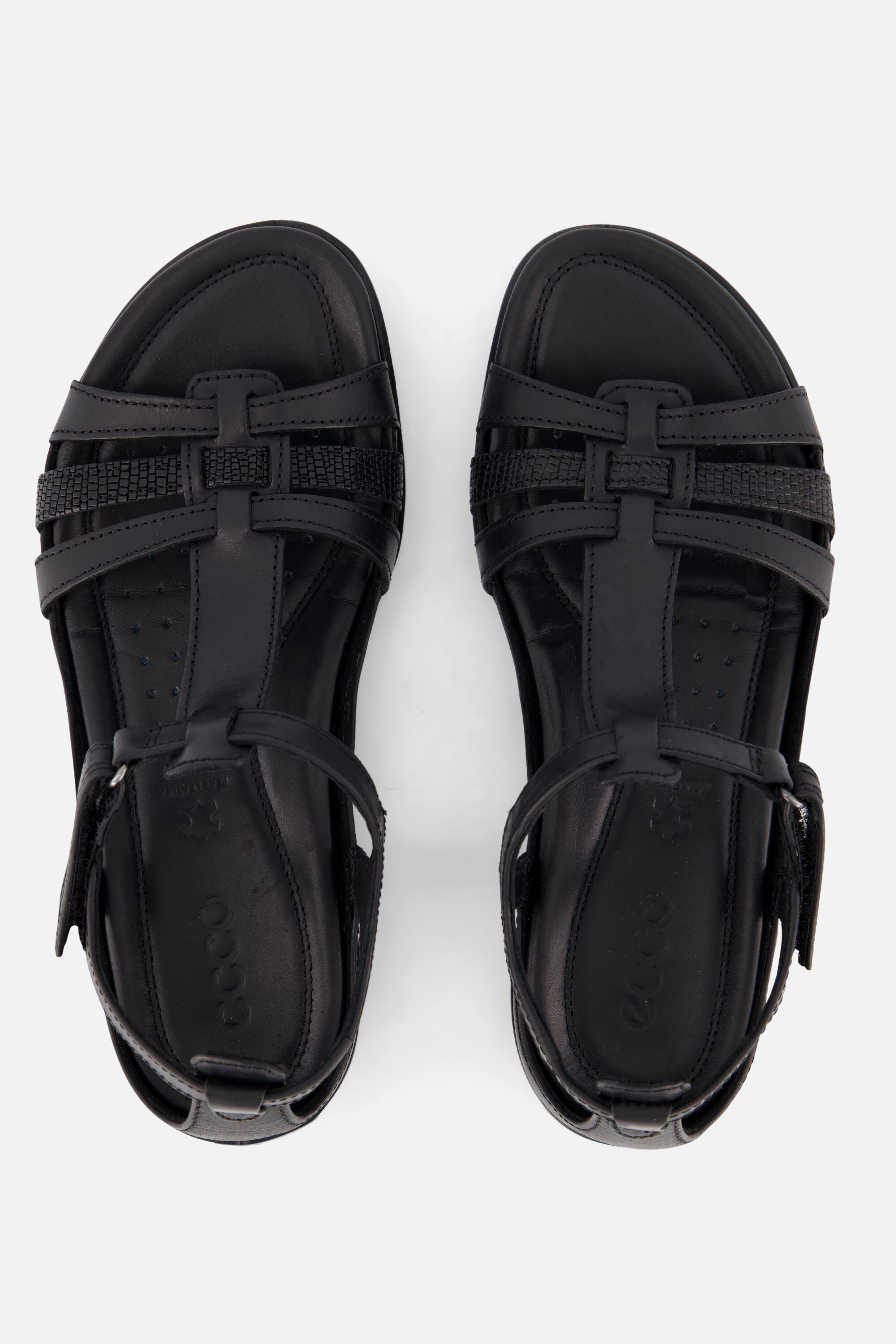 Ecco Flash Sandalen zwart Leer afbeelding 2