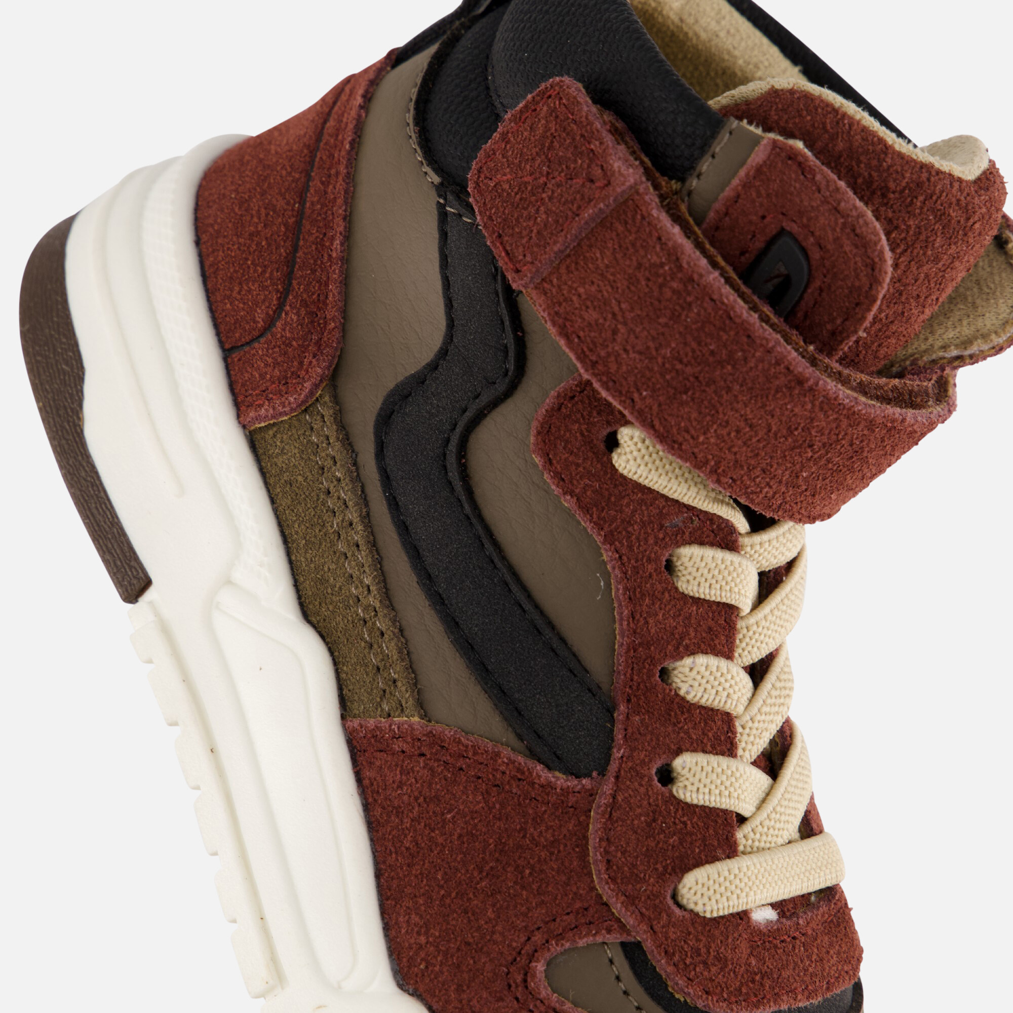 Muyters Sneakers rood Imitatieleer afbeelding 4