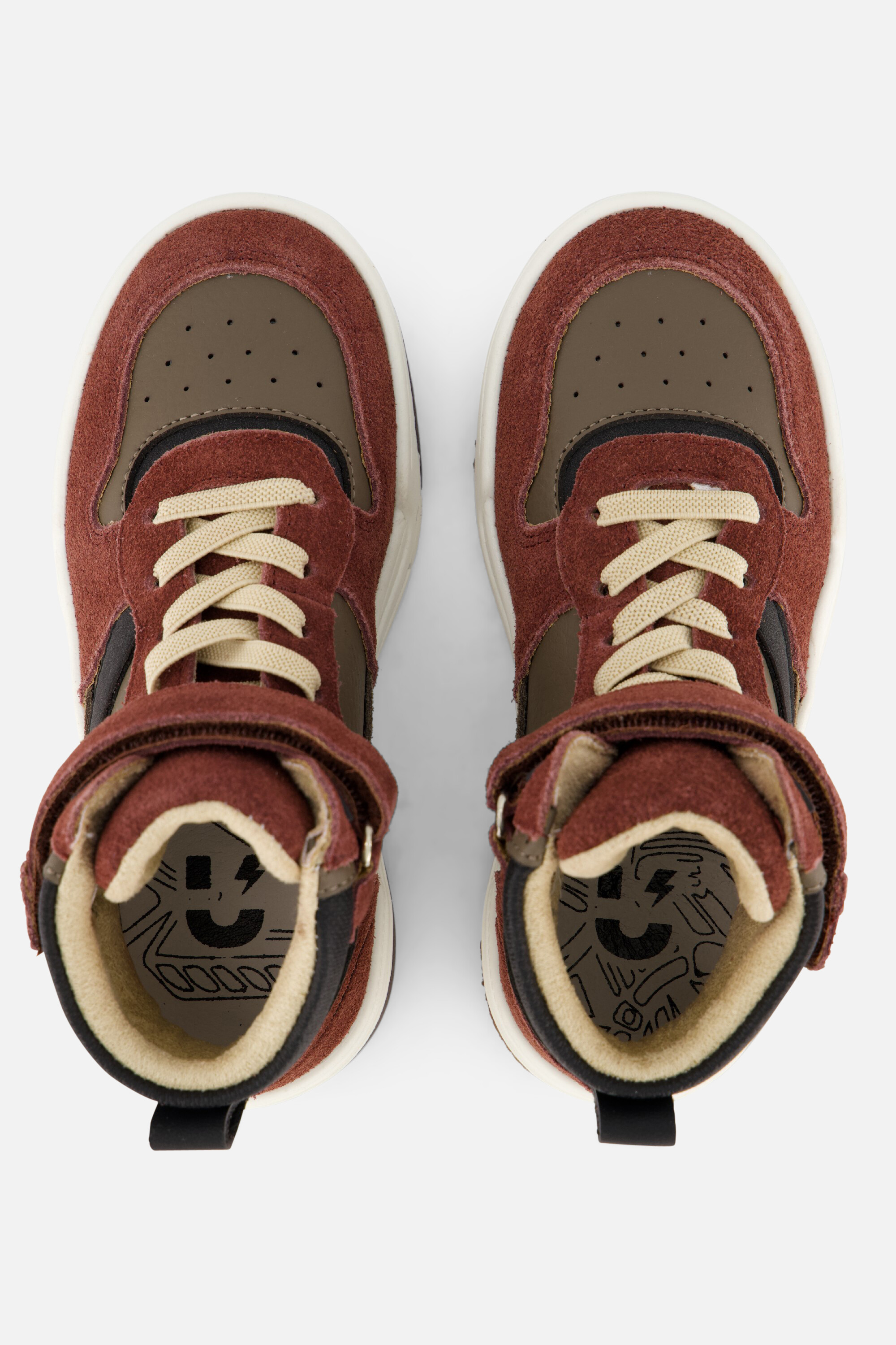 Muyters Sneakers rood Imitatieleer afbeelding 2