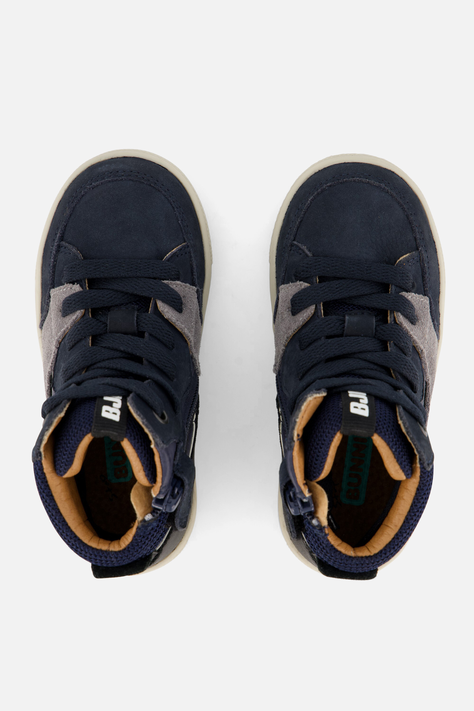 BunniesJR Veterboots blauw Leer afbeelding 2