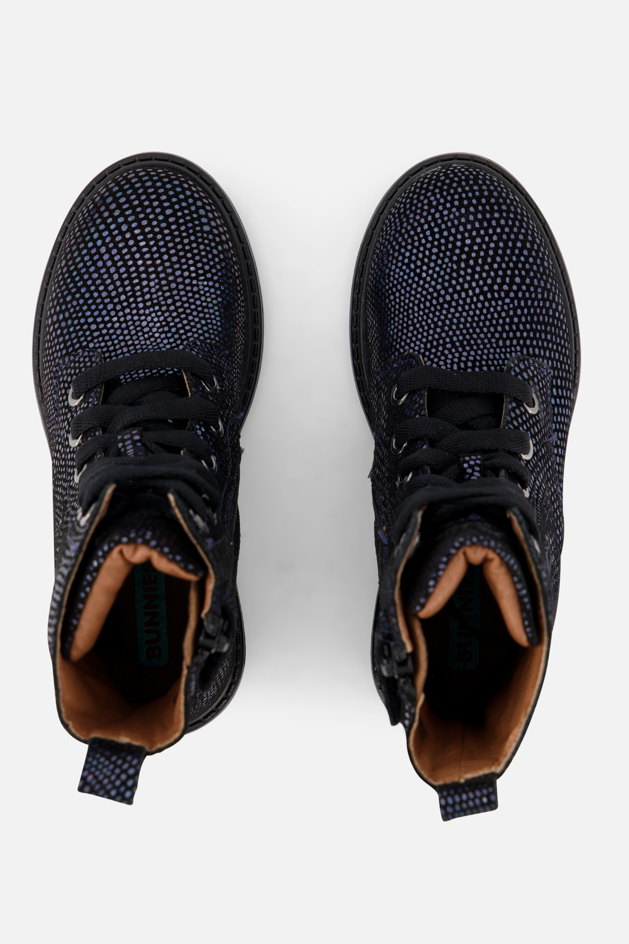 BunniesJR Veterboots paars Leer afbeelding 2