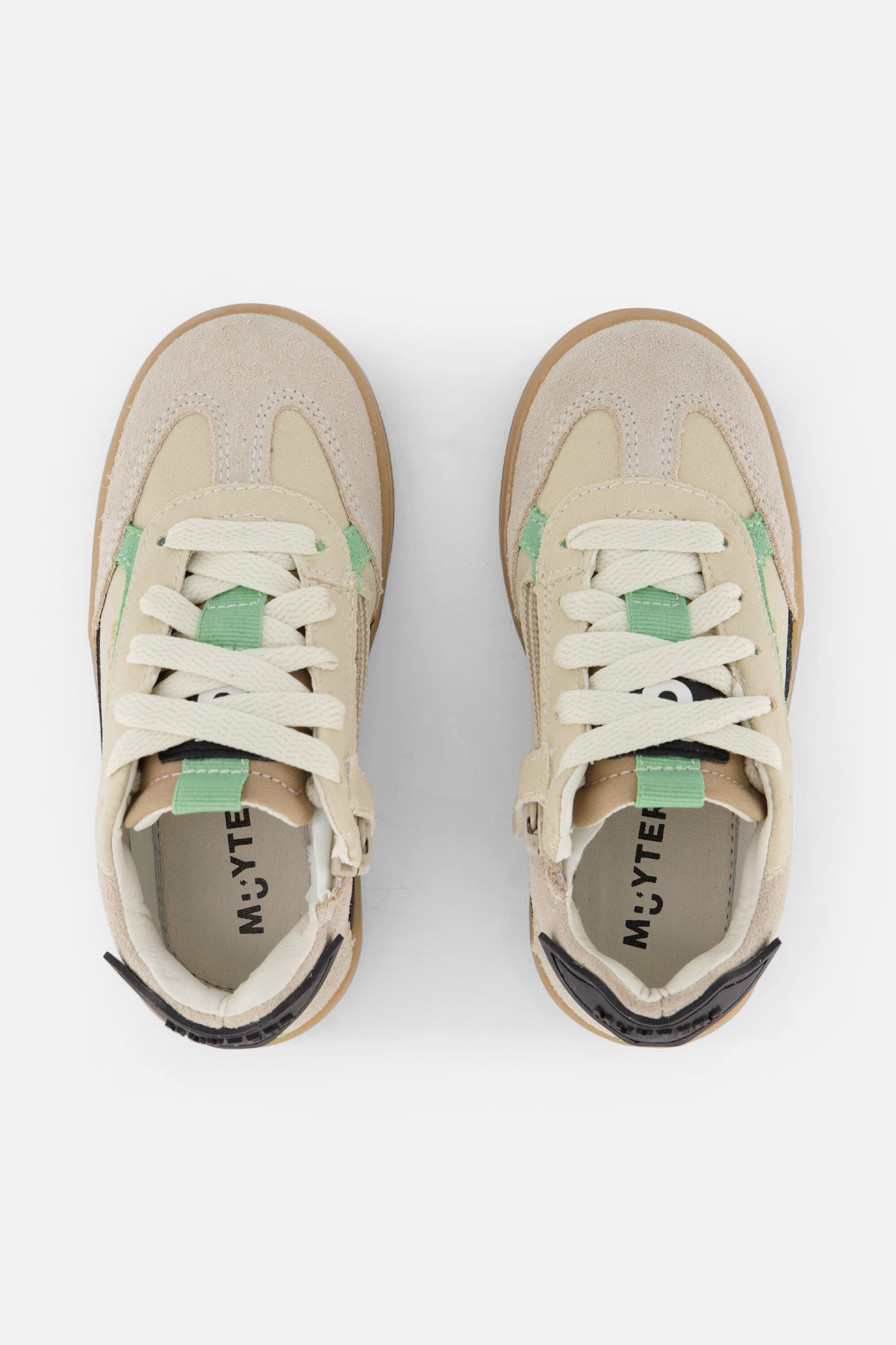 Muyters Sneakers beige Leer afbeelding 2