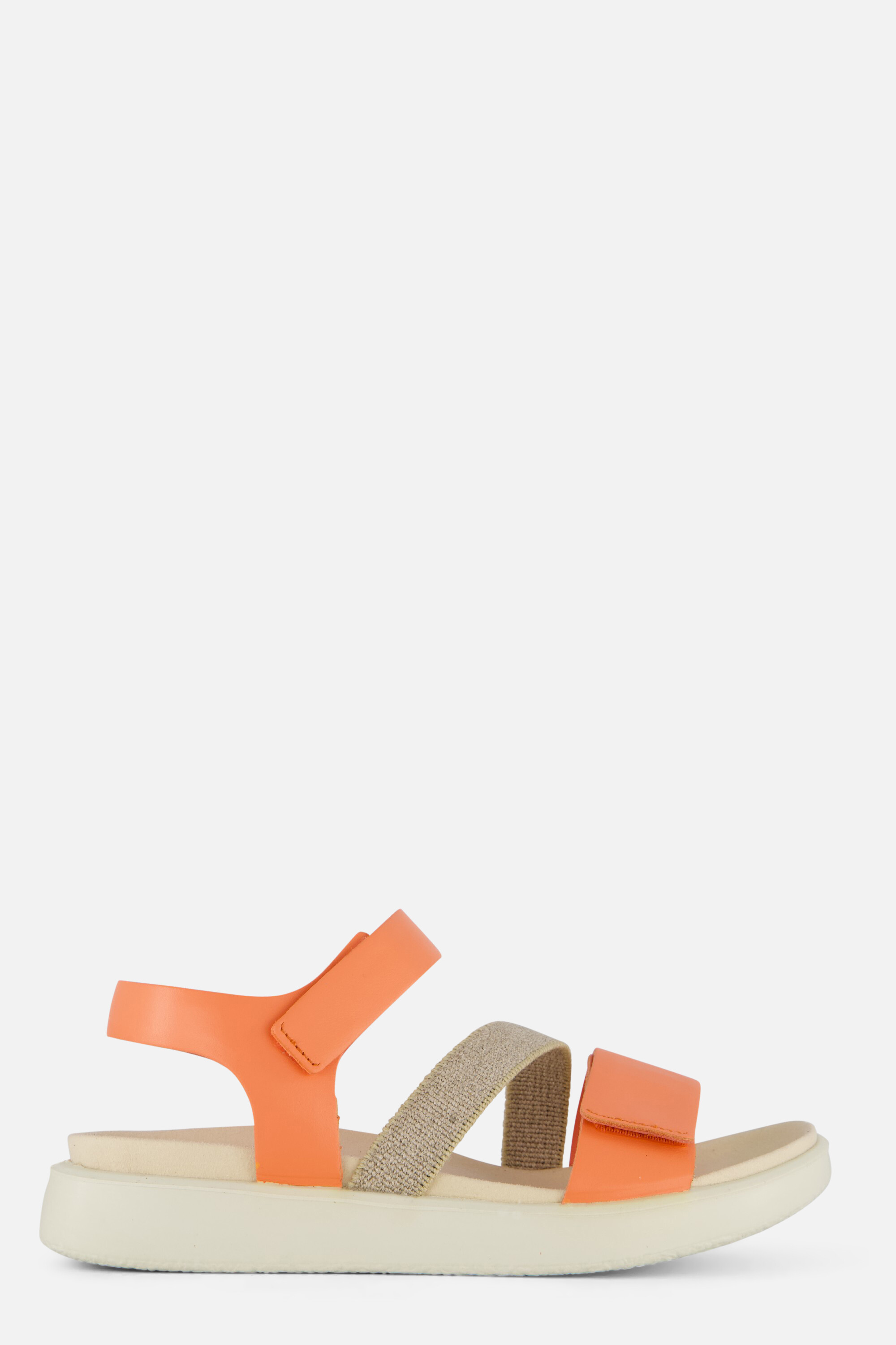 Ecco Flowt W Sandalen oranje Leer afbeelding 4