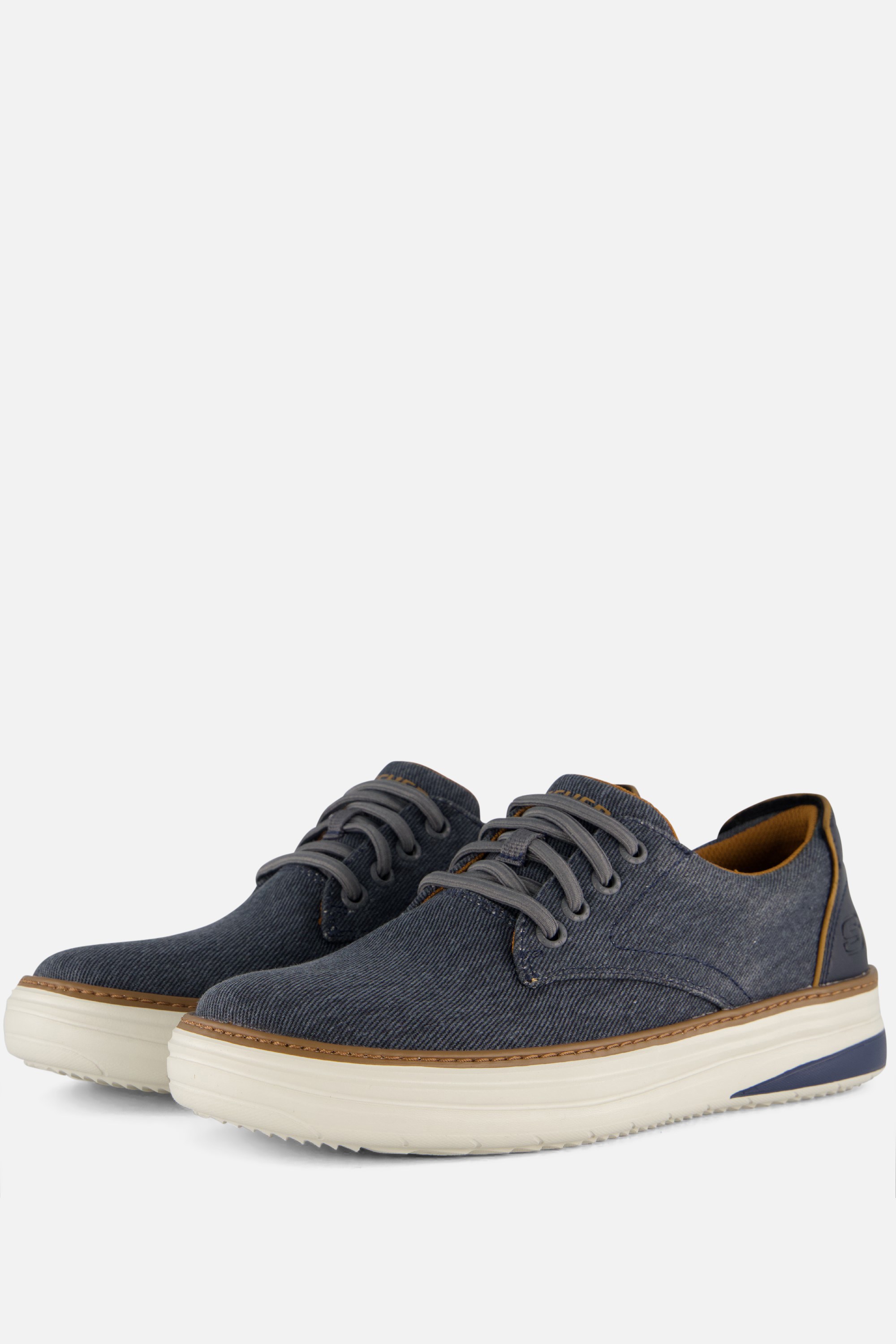 Skechers Hyland Ratner Sneakers blauw Canvas