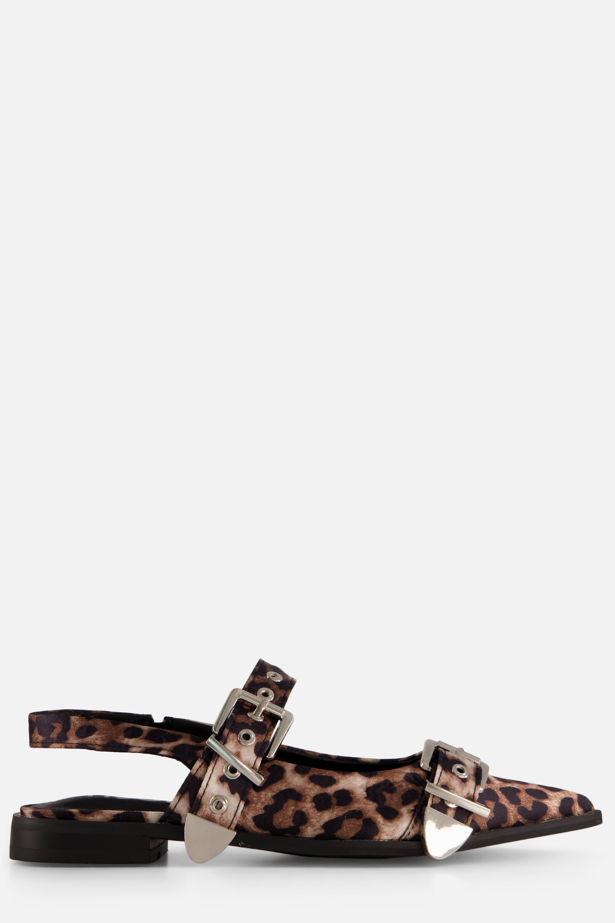 POSH by Poelman Slingbacks bruin Pu afbeelding 4