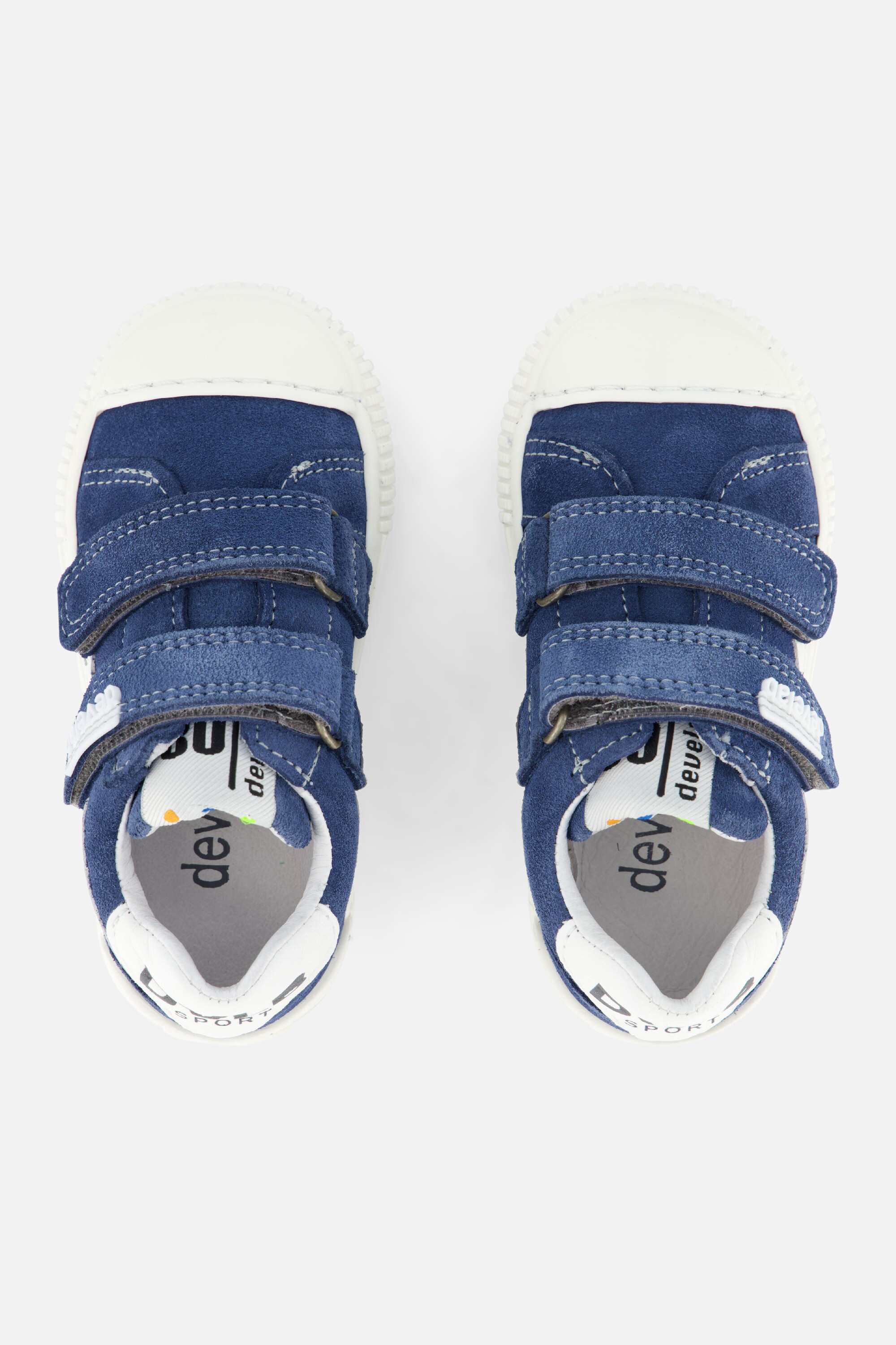 Develab Velcro Sneakers blauw Leer afbeelding 2