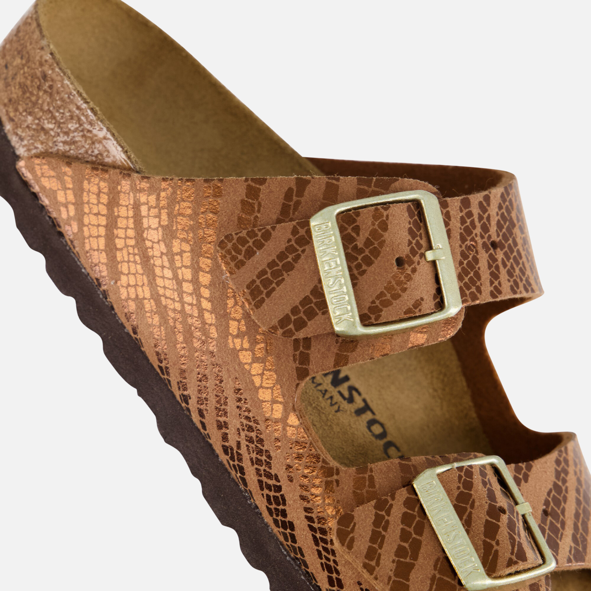 Birkenstock Arizona Slippers bruin Synthetisch afbeelding 3