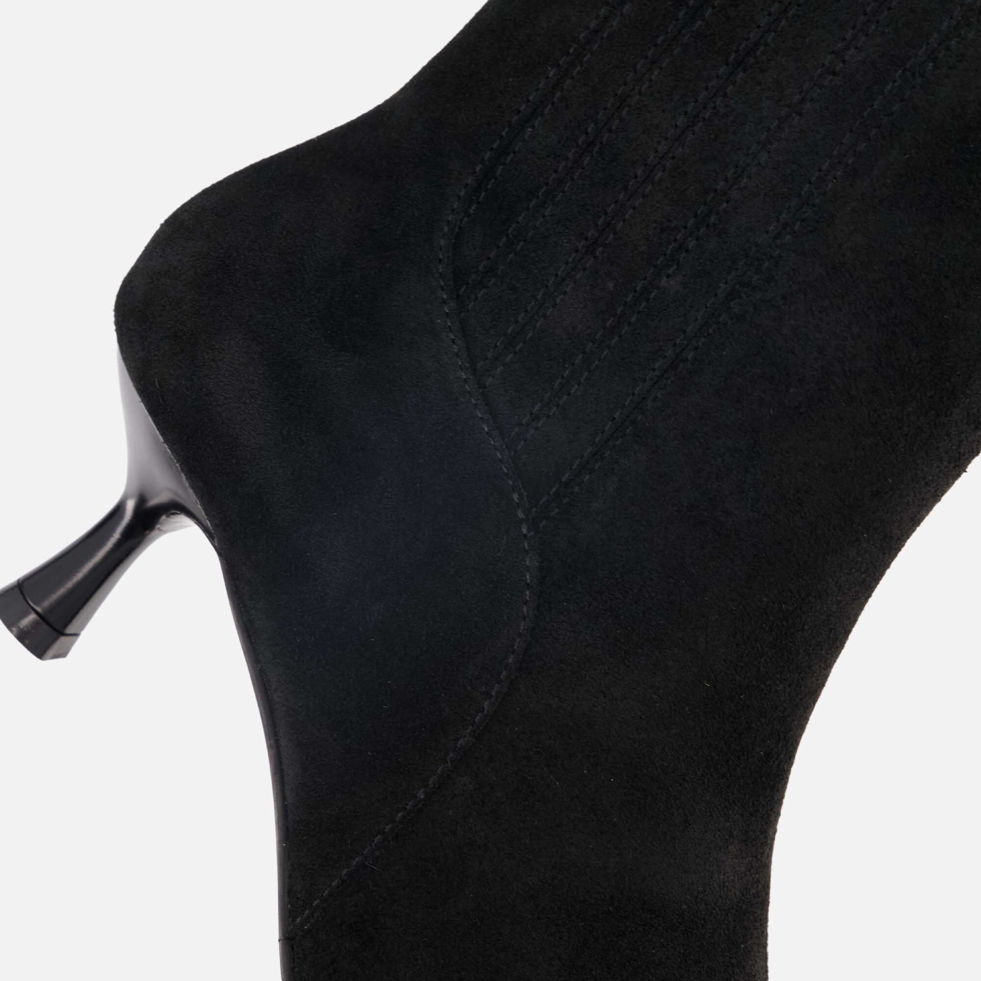 Linea Zeta Enkellaarsjes zwart Suede afbeelding 4