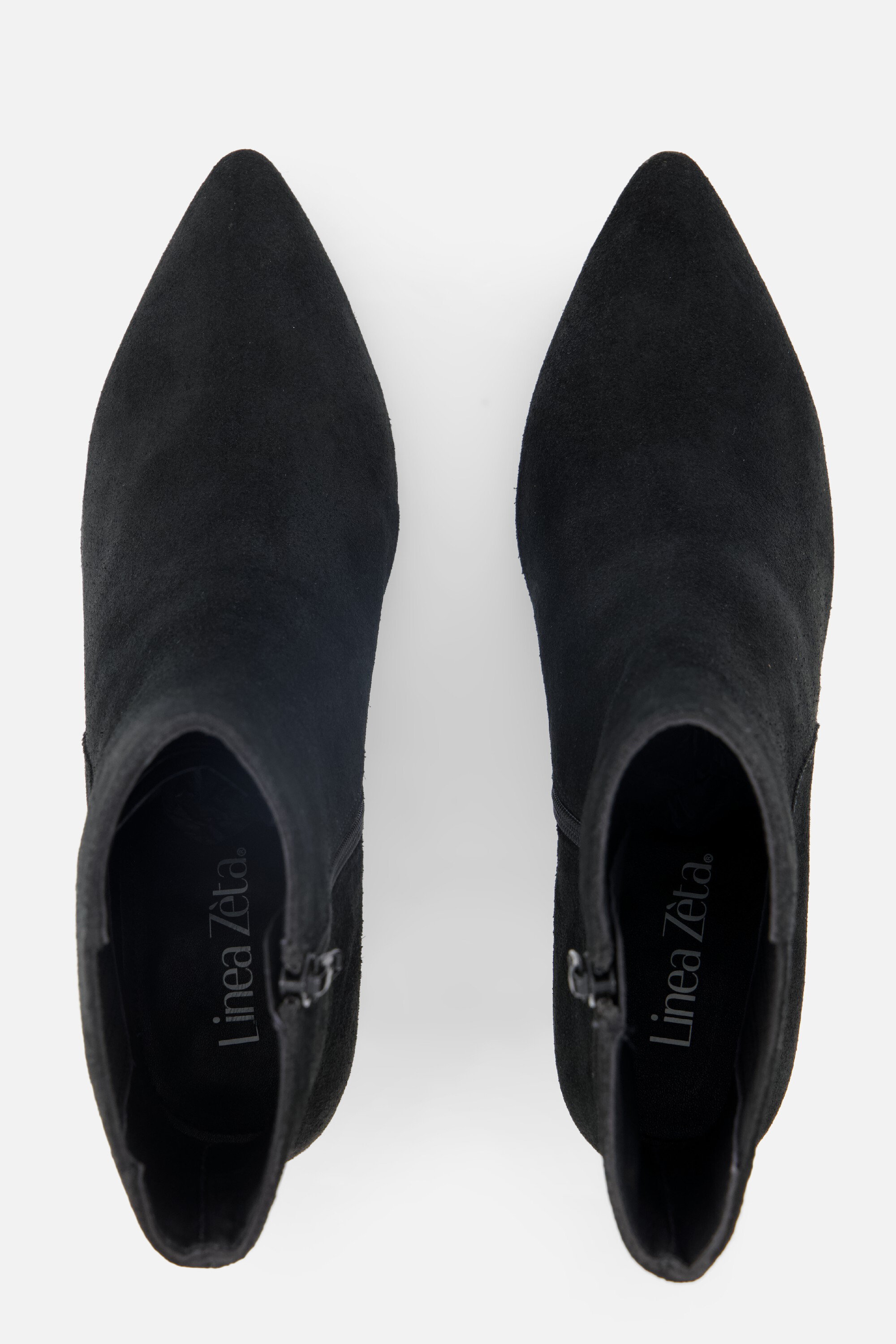 Linea Zeta Enkellaarsjes zwart Suede afbeelding 2