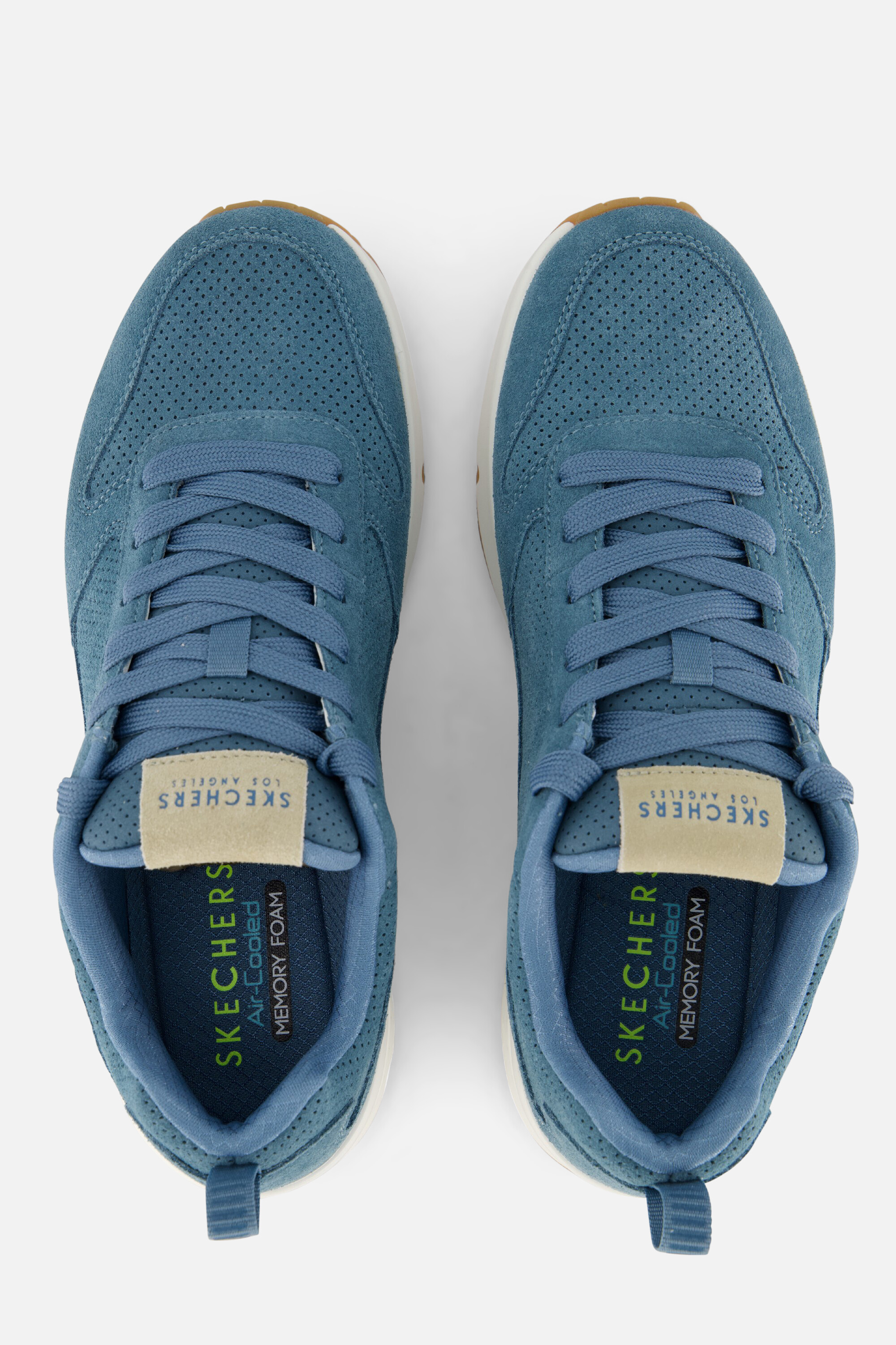 Skechers Uno Stand On Air sneakers blauw Suede afbeelding 3
