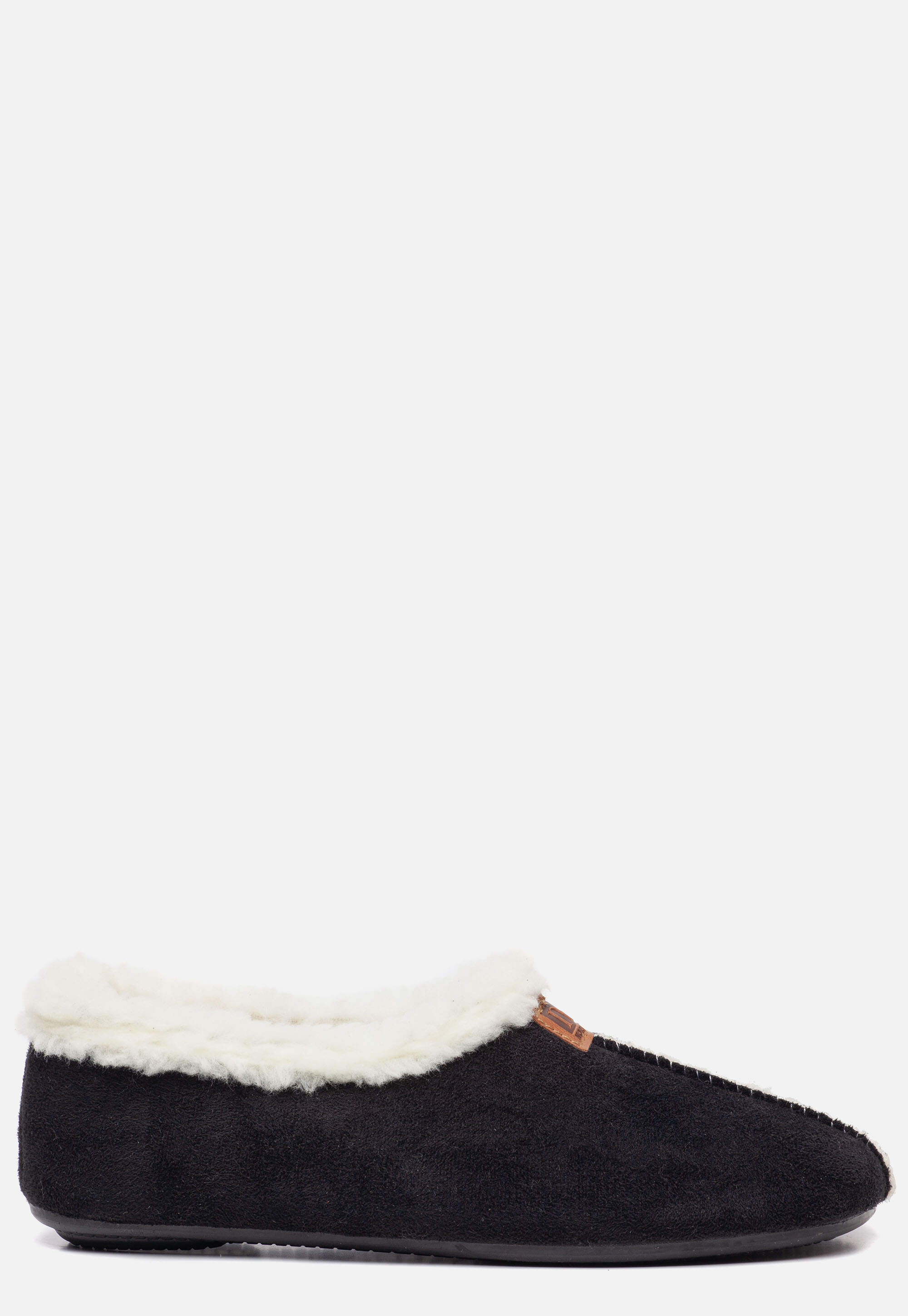 Nortenas Pantoffels zwart Textiel afbeelding 3