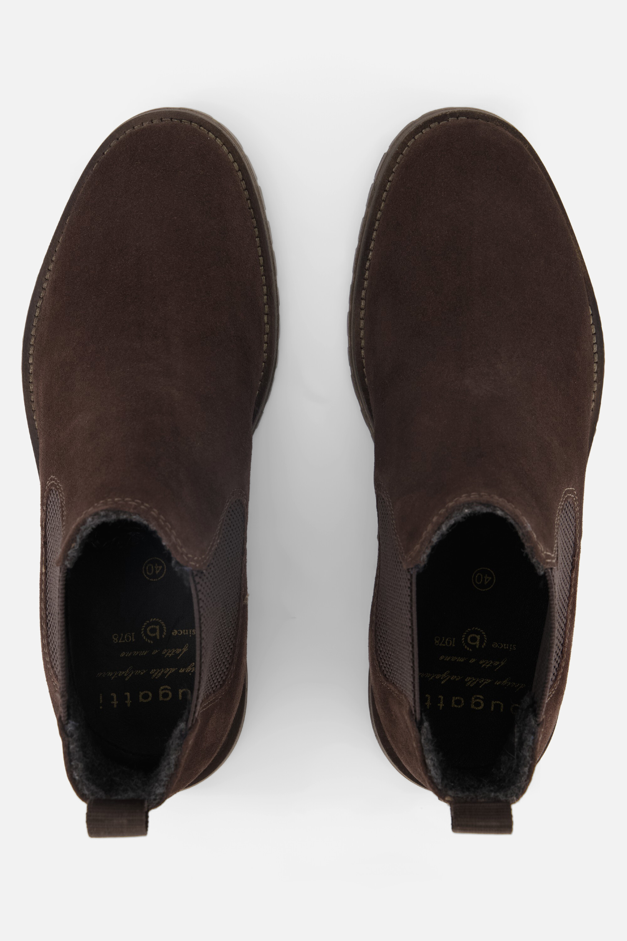 Bugatti Kosta Chelsea boots bruin Suede afbeelding 3