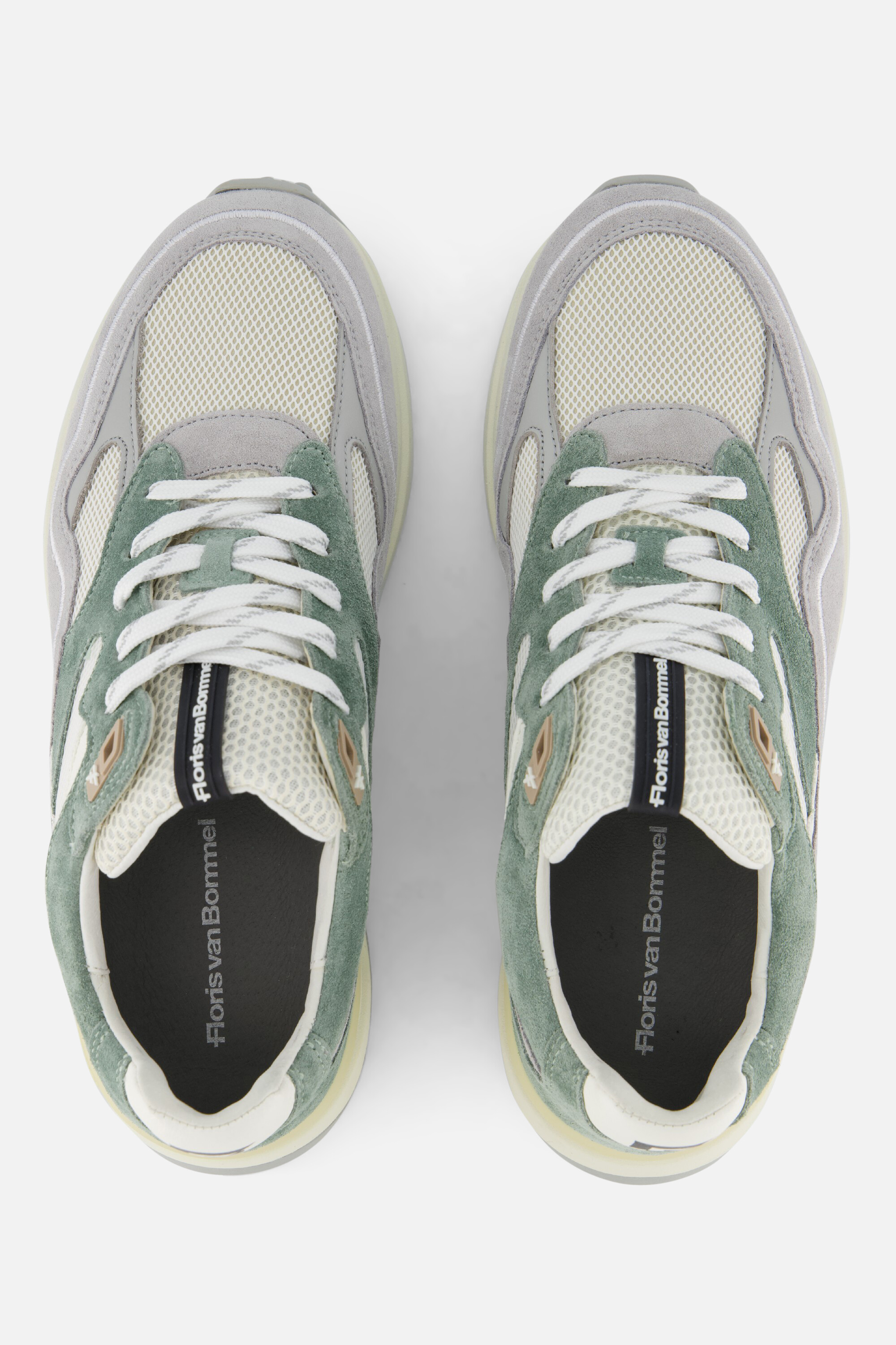 Floris van Bommel Noppi 18.37 Sneakers groen afbeelding 2