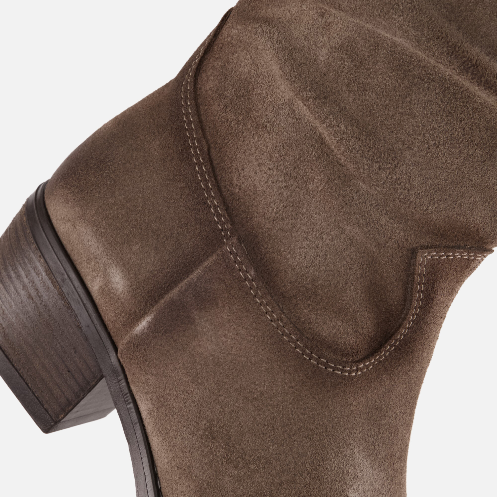 Aqa Hoge laarzen taupe Suede afbeelding 4