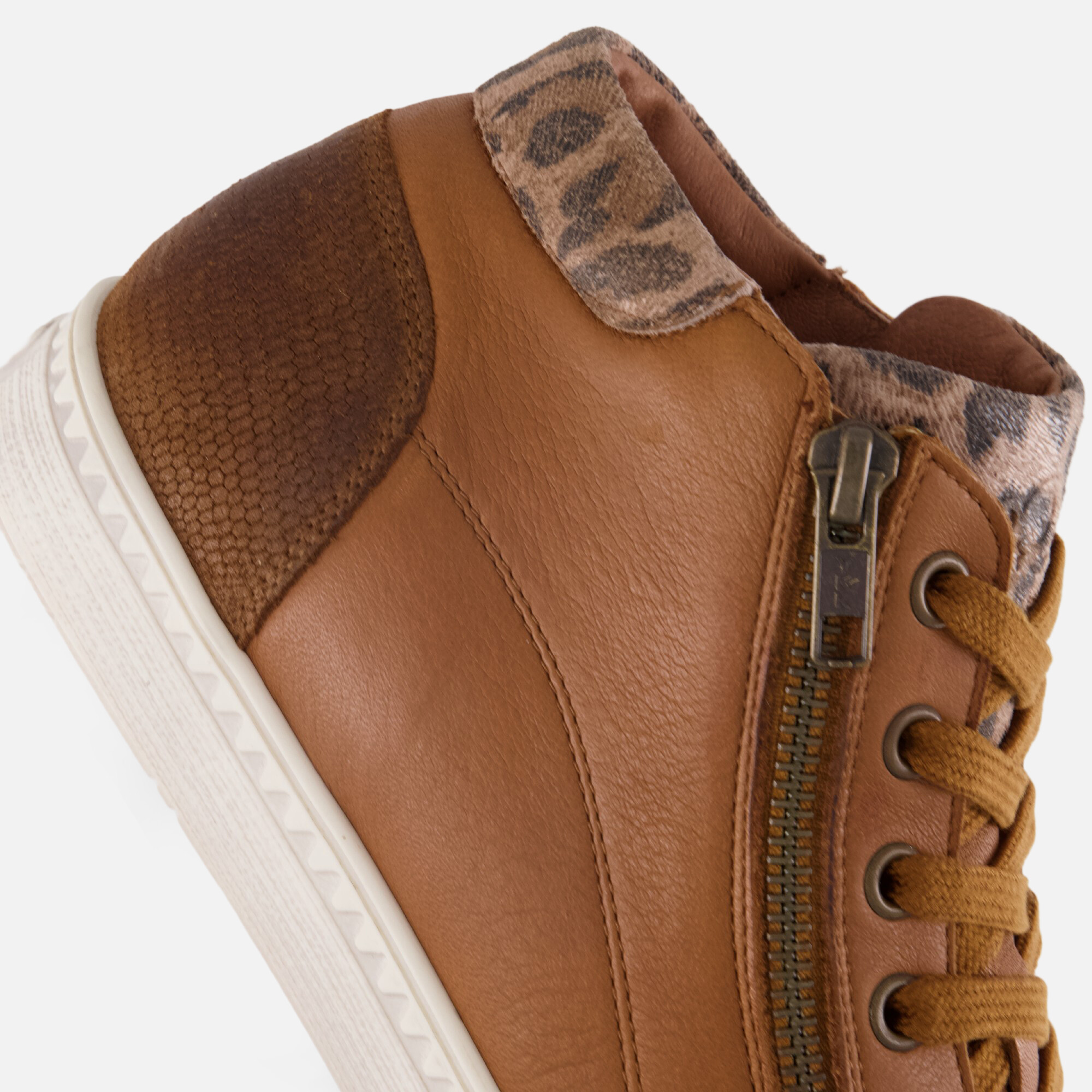 Aqa Veterboots cognac Leer afbeelding 4