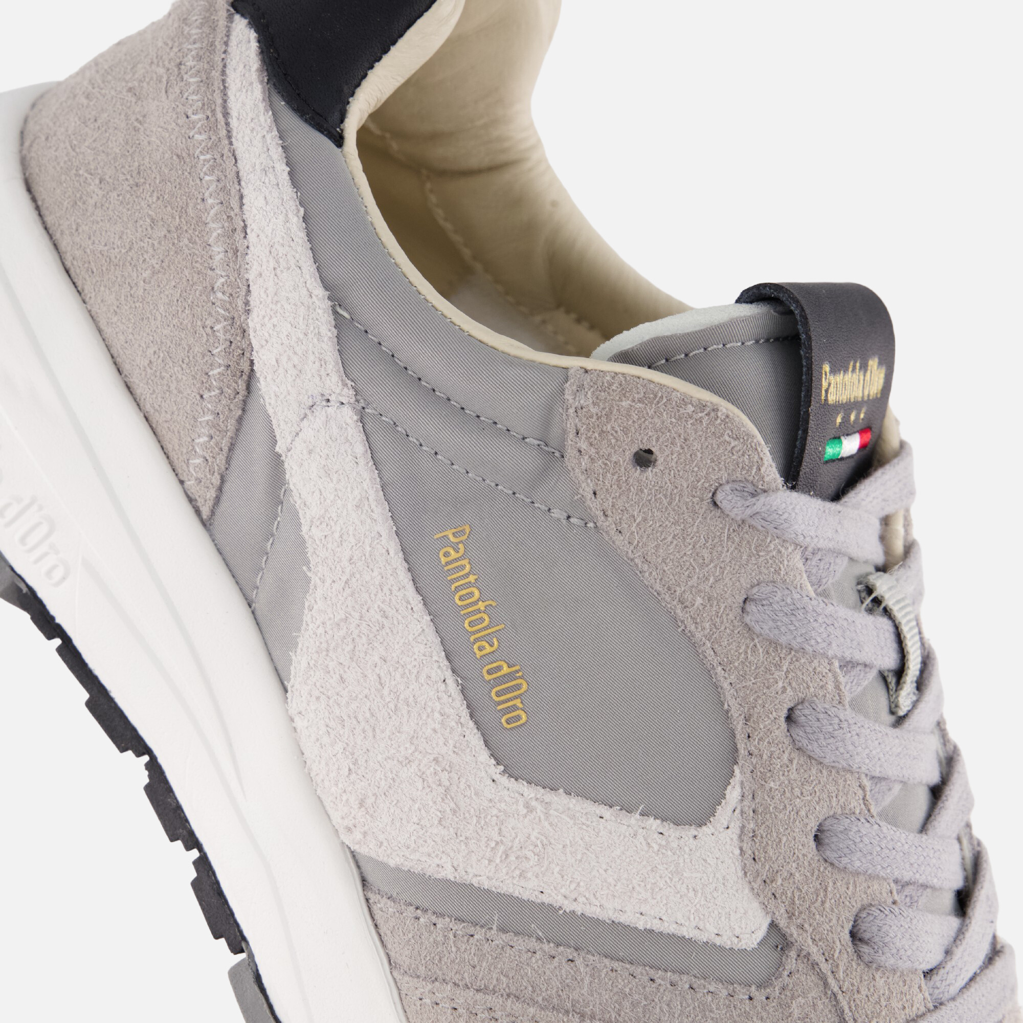 Pantofola d'Oro Camminare III Sneakers grijs Suede afbeelding 4