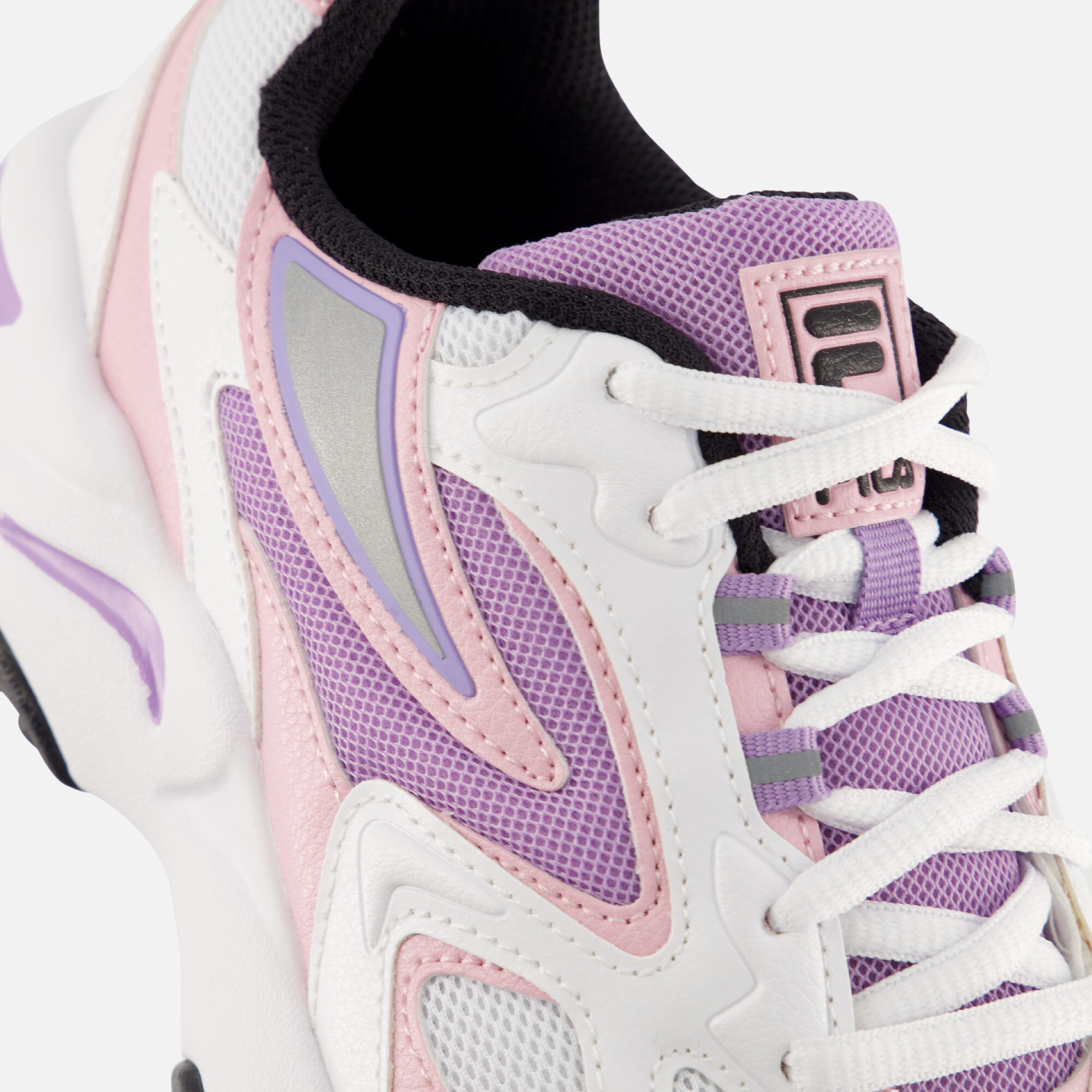 Fila Ray Tracer Sneakers wit Imitatieleer afbeelding 4