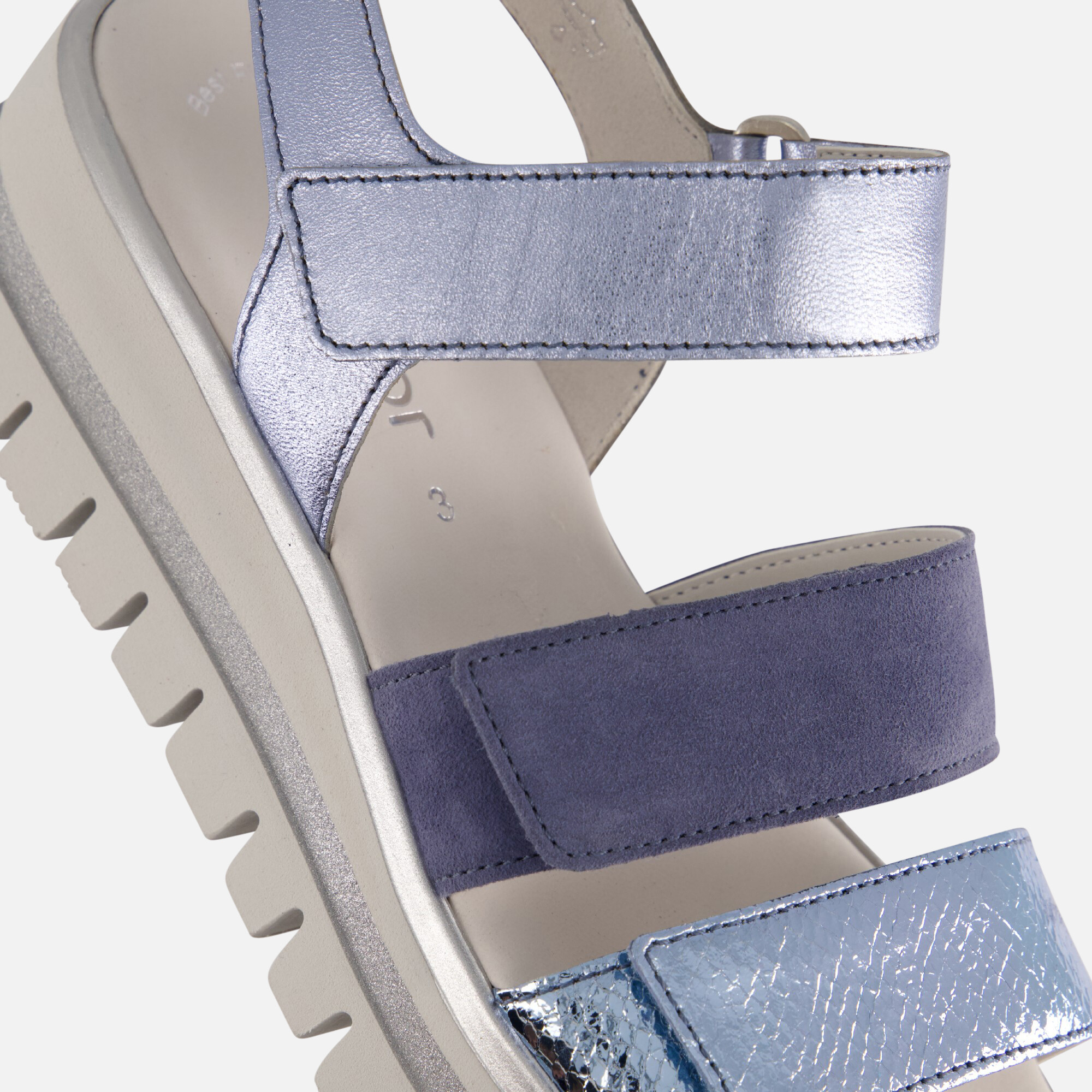 Gabor Sandalen blauw Synthetisch afbeelding 3