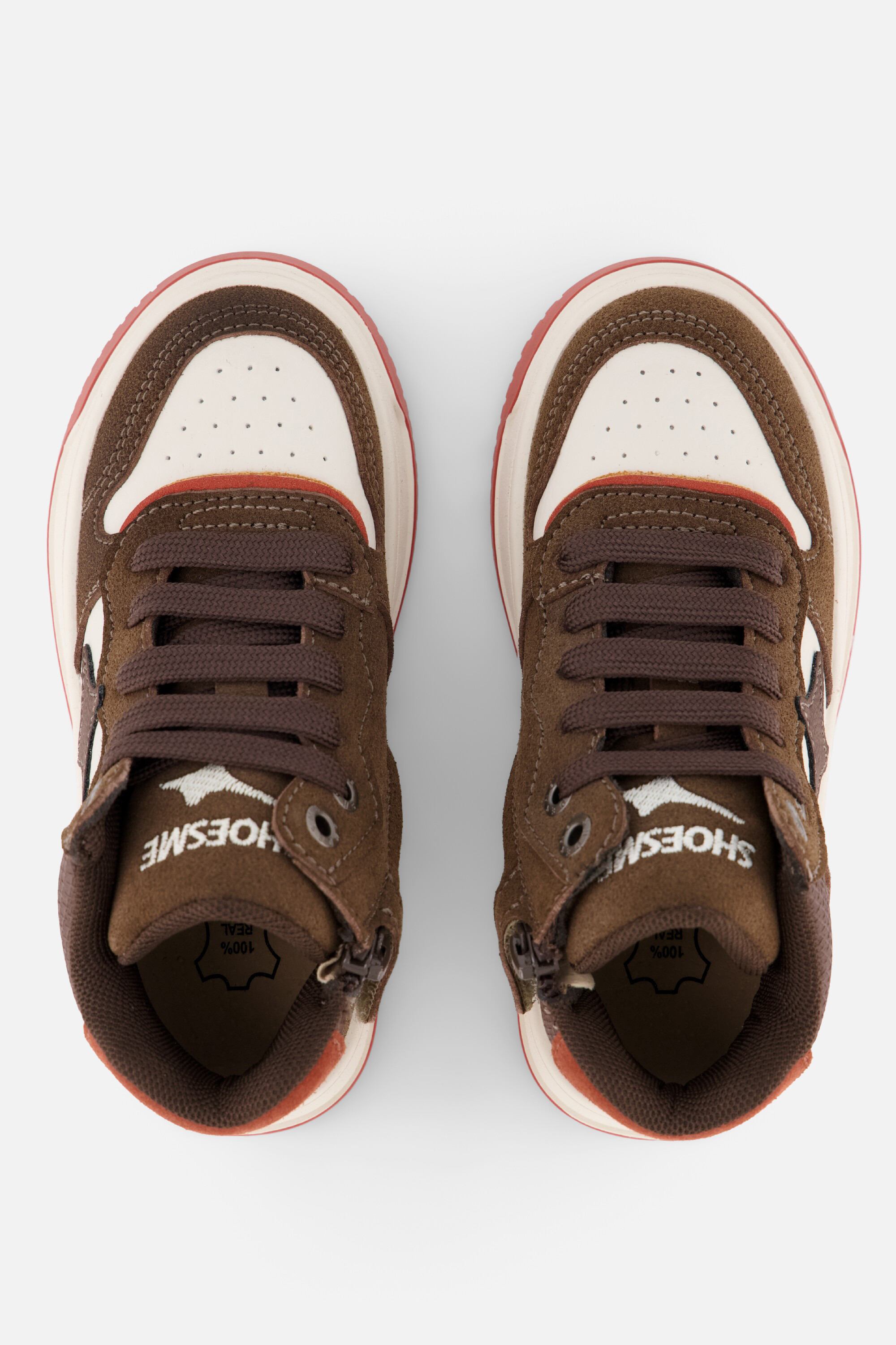Shoesme New Outsole Sneakers bruin Leer afbeelding 2