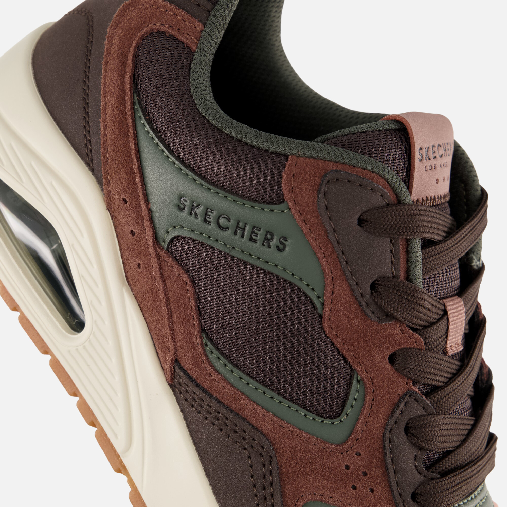 Skechers Uno Sneakers bruin Leer afbeelding 4