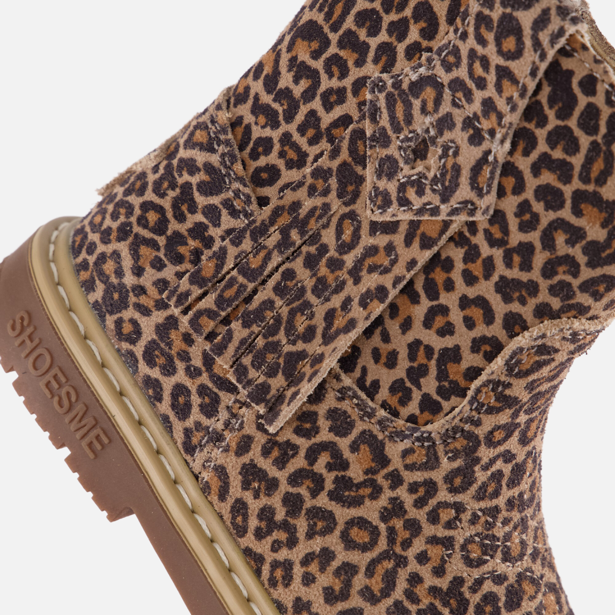 Shoesme Babyschoenen Leopard bruin Suede afbeelding 4