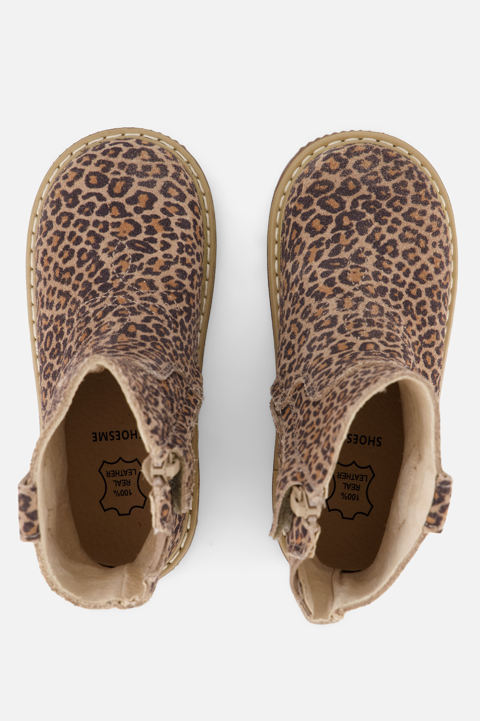 Shoesme Babyschoenen Leopard bruin Suede afbeelding 2
