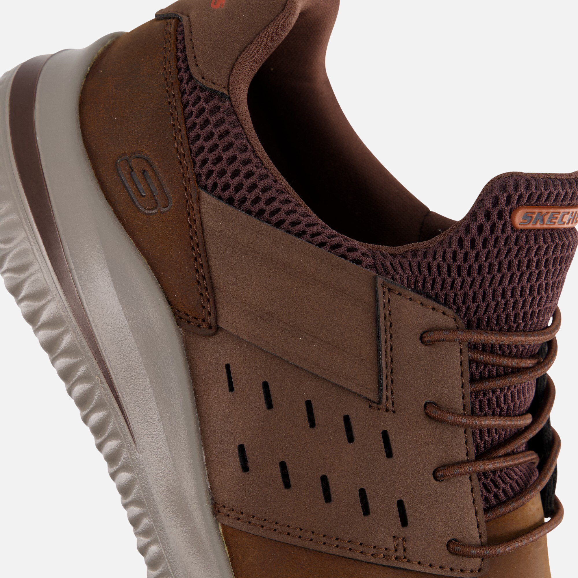 Skechers Delson 3.0 Ezra Slip-ins Instappers bruin afbeelding 4