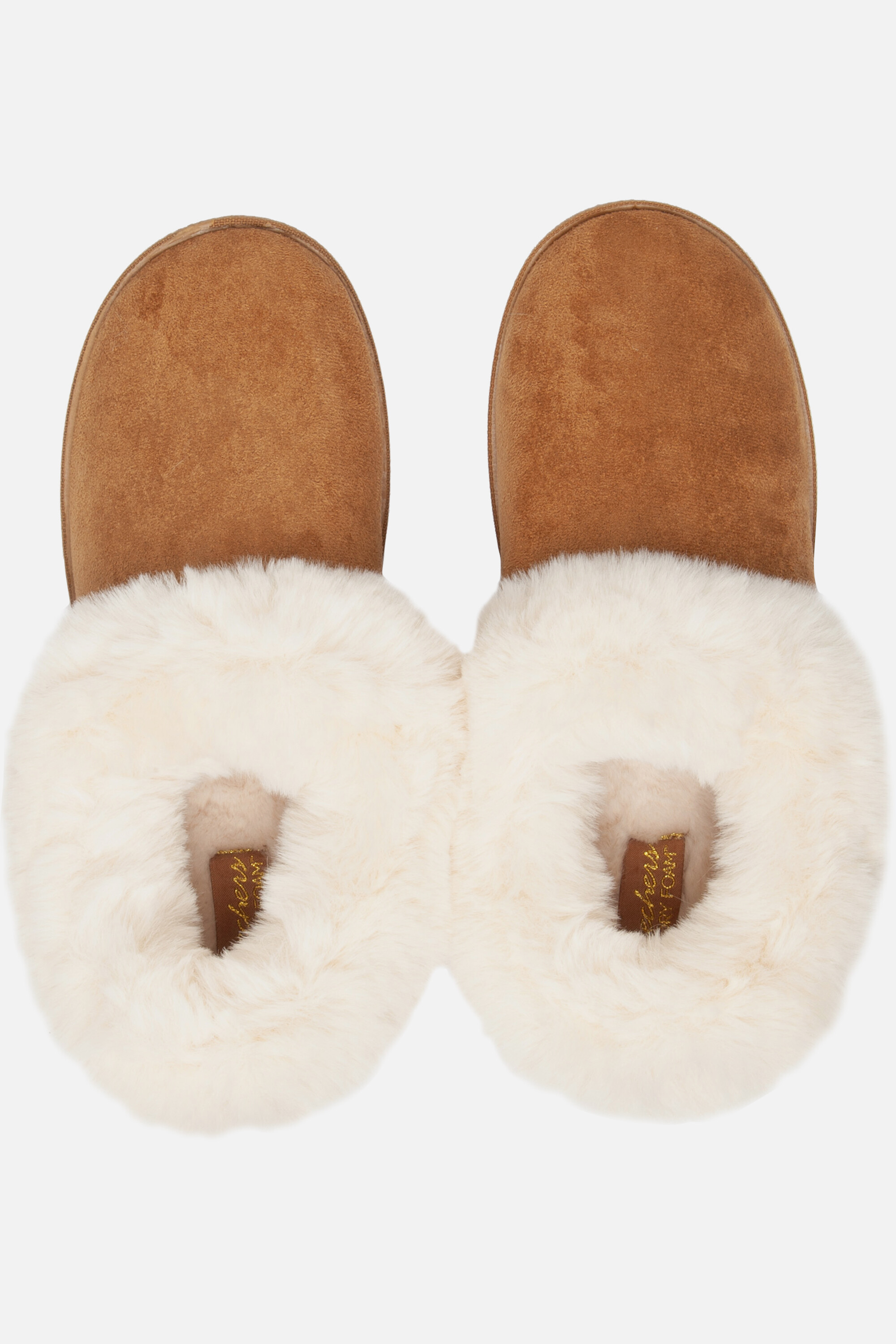 Cozy Campfire Pantoffels cognac Suede afbeelding 2