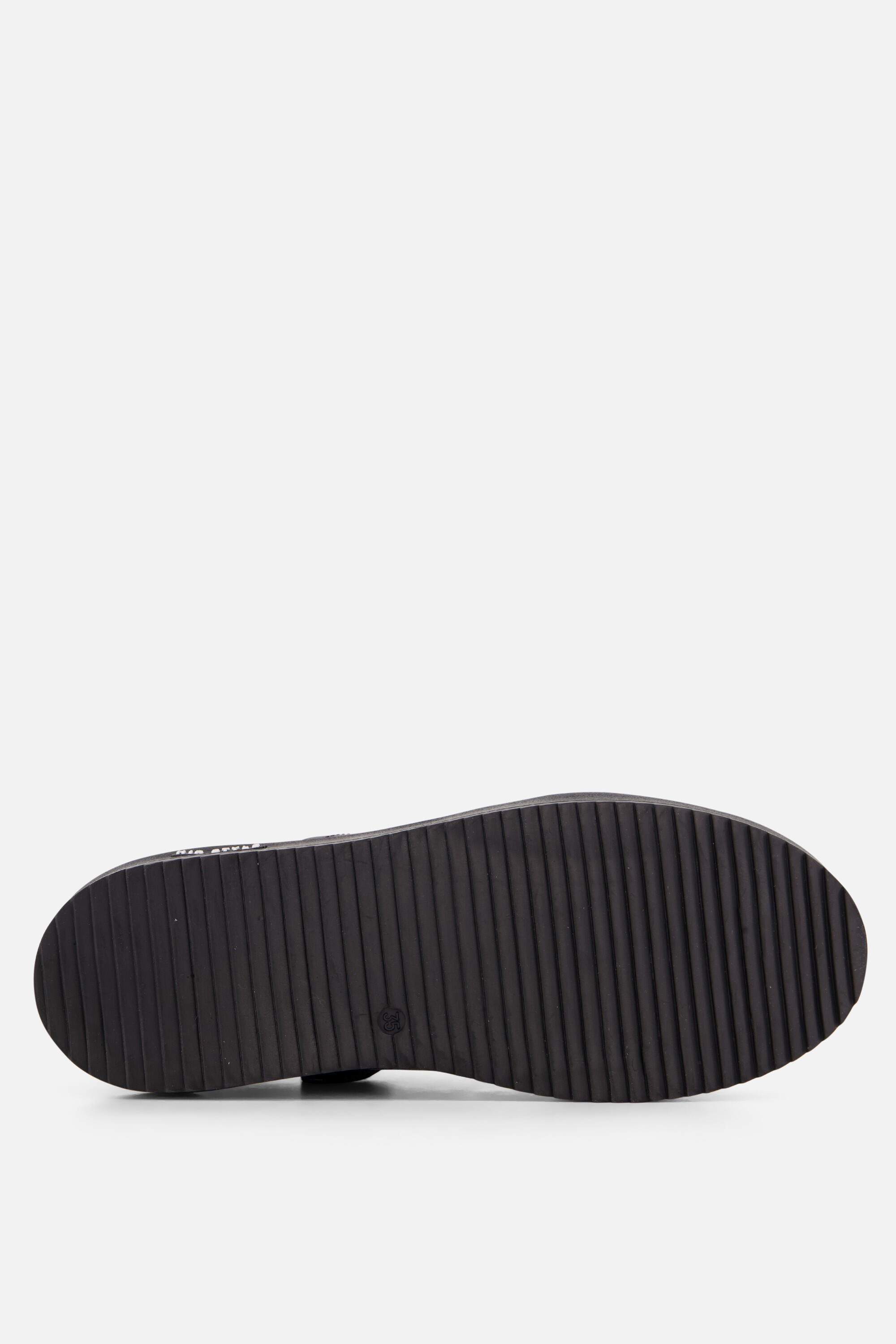 HIP Metallic Sneakers zwart Lakleer afbeelding 3