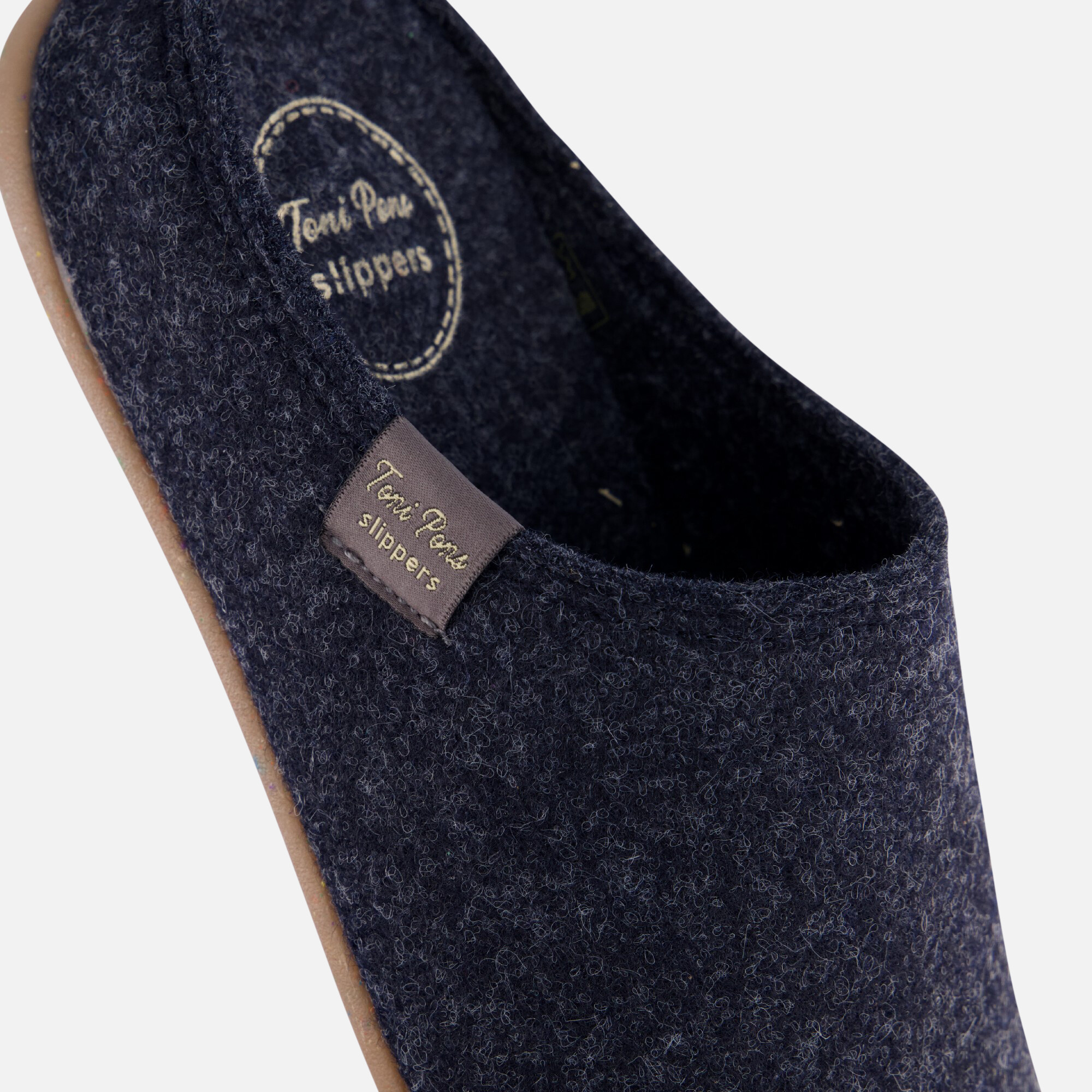 Toni Pons Pantoffels Mona blauw Vilt afbeelding 3