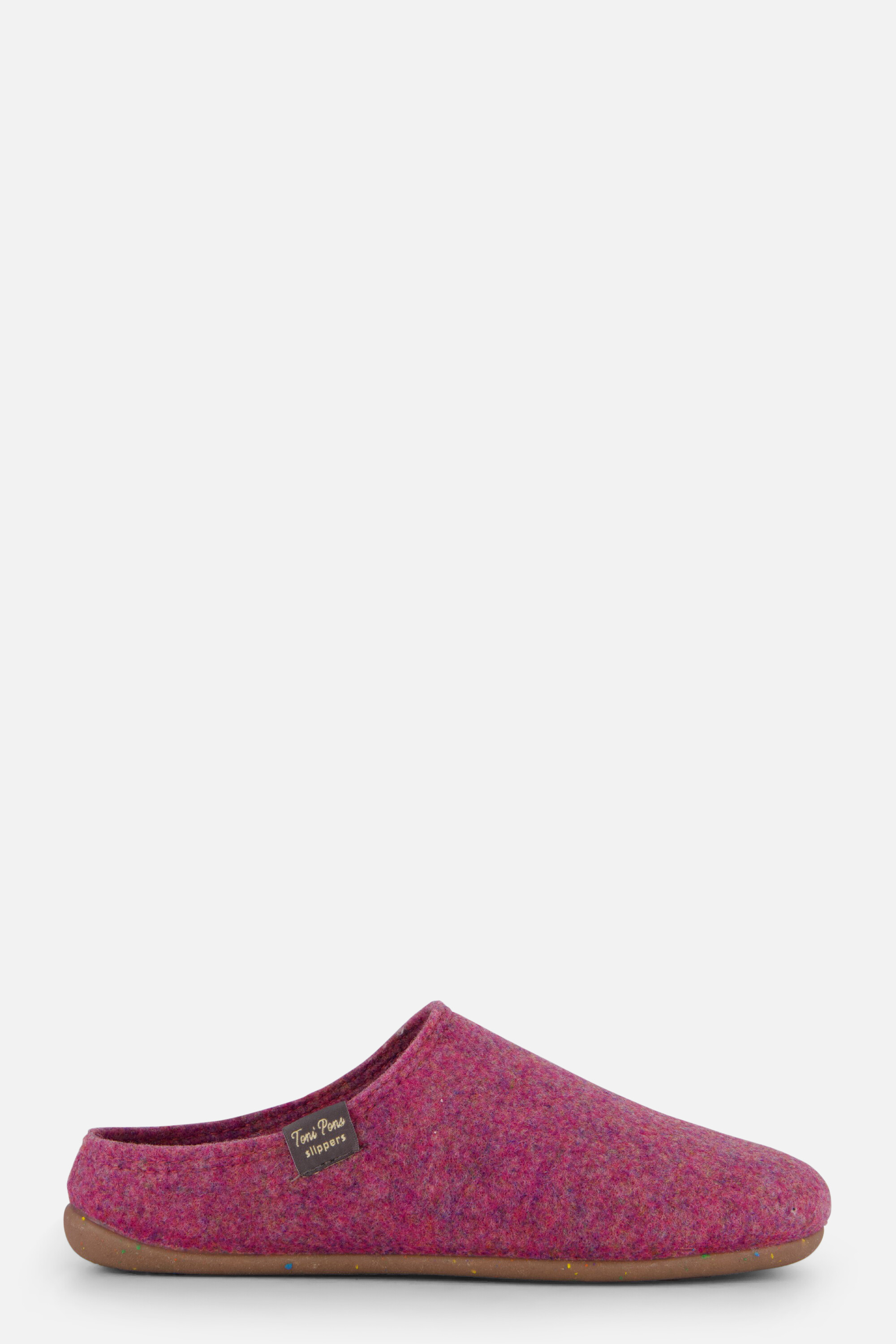 Toni Pons Pantoffels Mona roze Vilt afbeelding 4