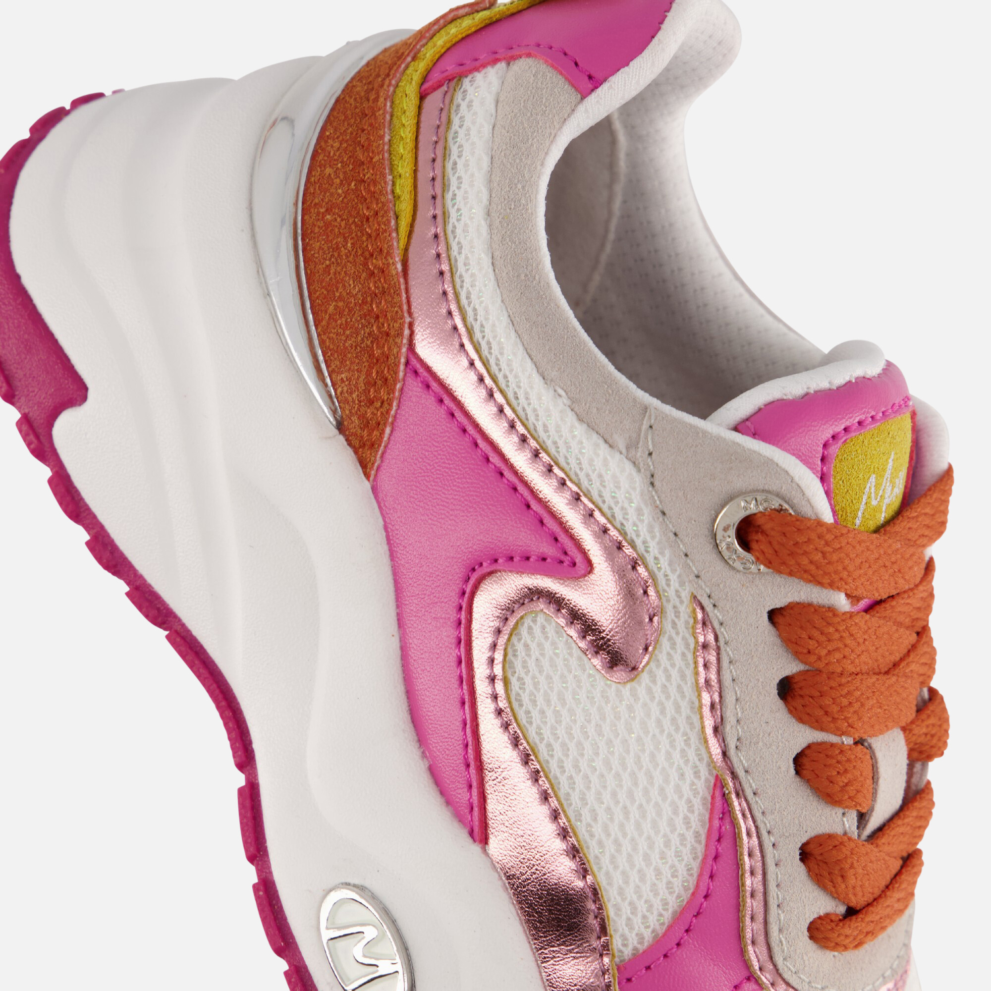 Mexx Palma Pam Sneakers oranje Leer afbeelding 4