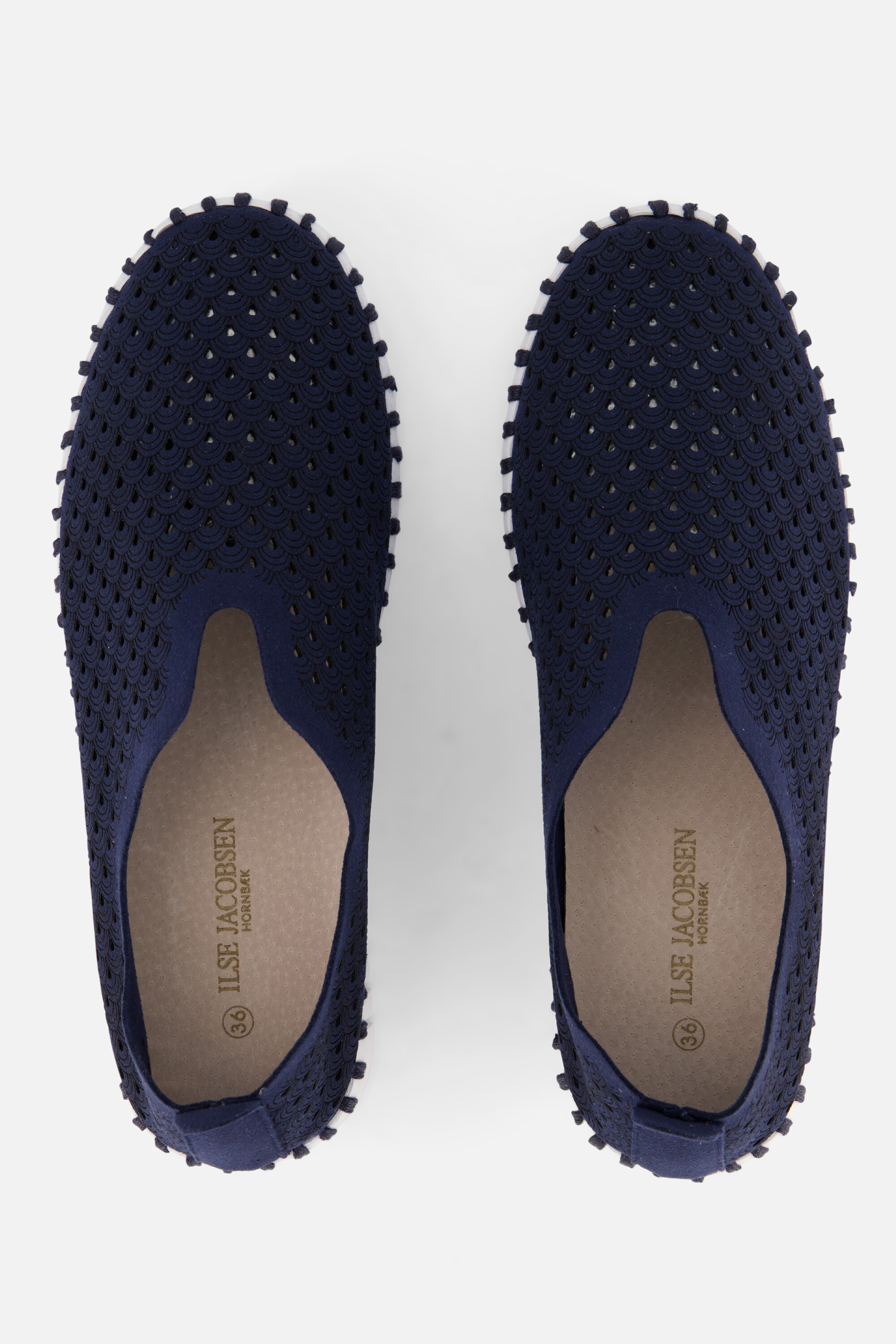 Ilse Jacobsen Platform Instappers blauw Microvezel afbeelding 2