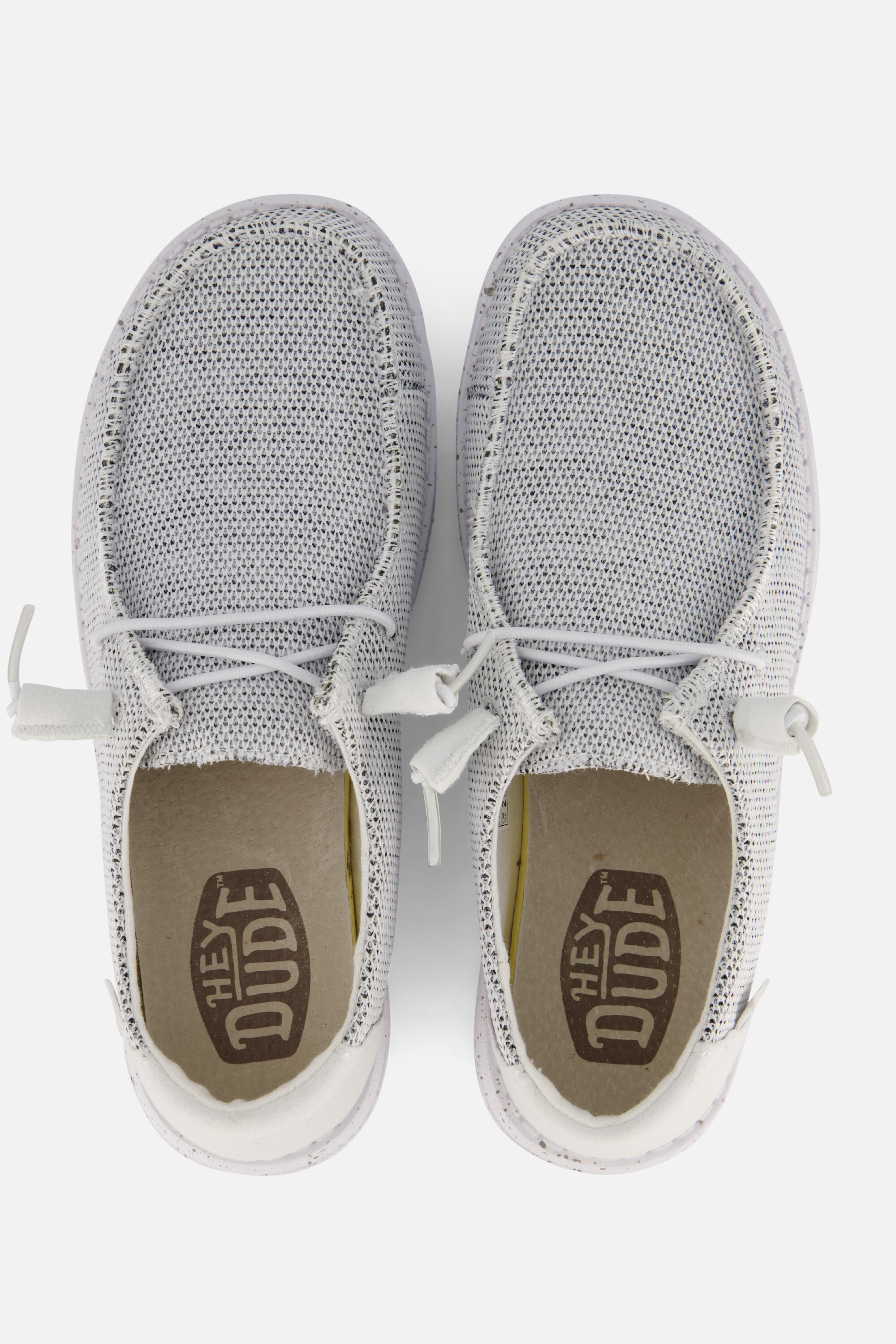 HEYDUDE Wendy Sox Instappers grijs Canvas afbeelding 2