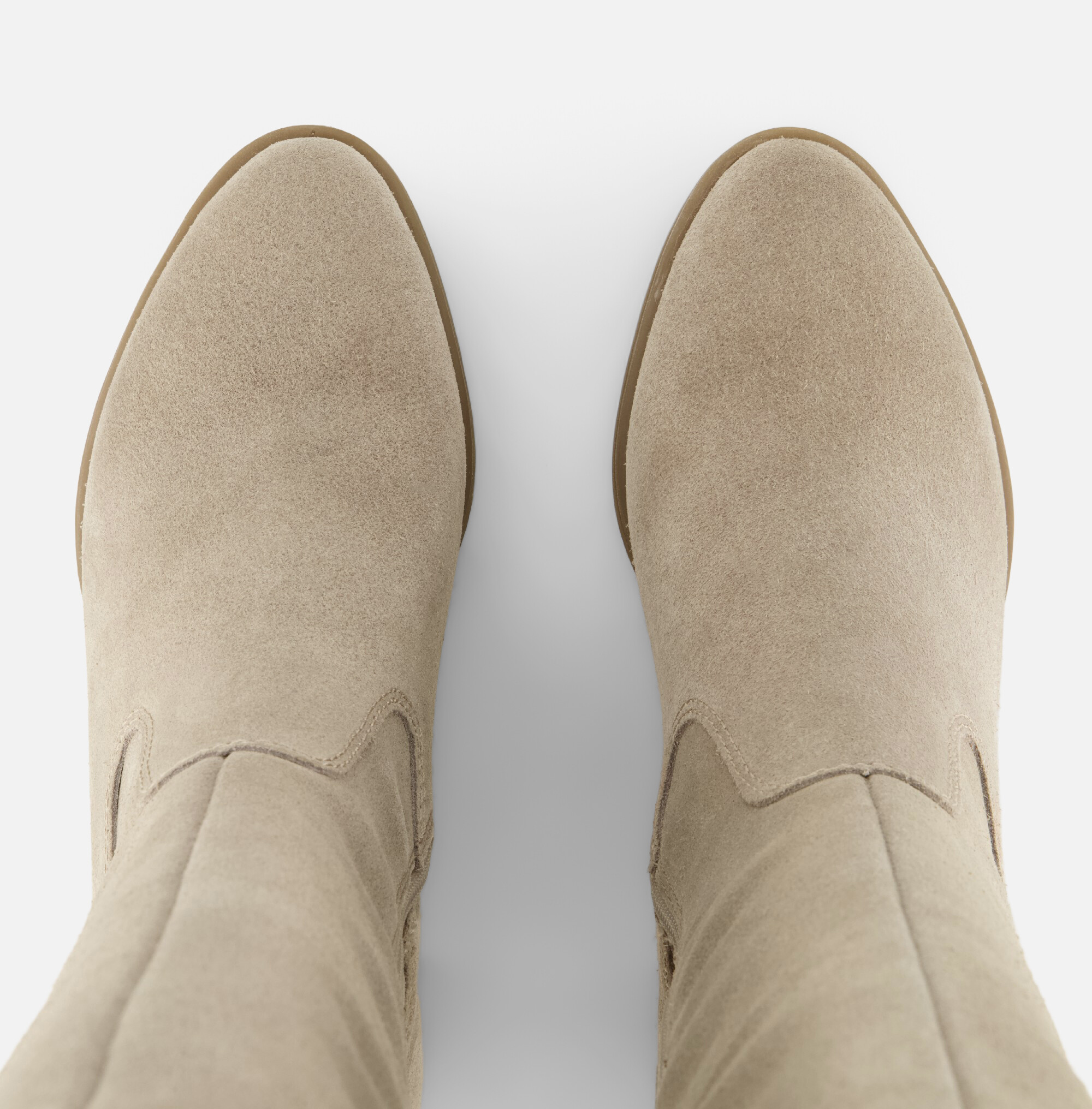 Rieker Hoge laarzen beige Suede afbeelding 2