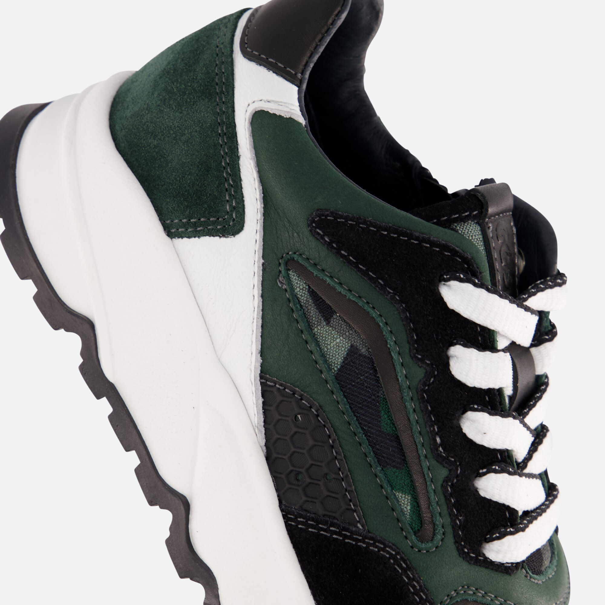 Giga Sneakers zwart Leer afbeelding 4