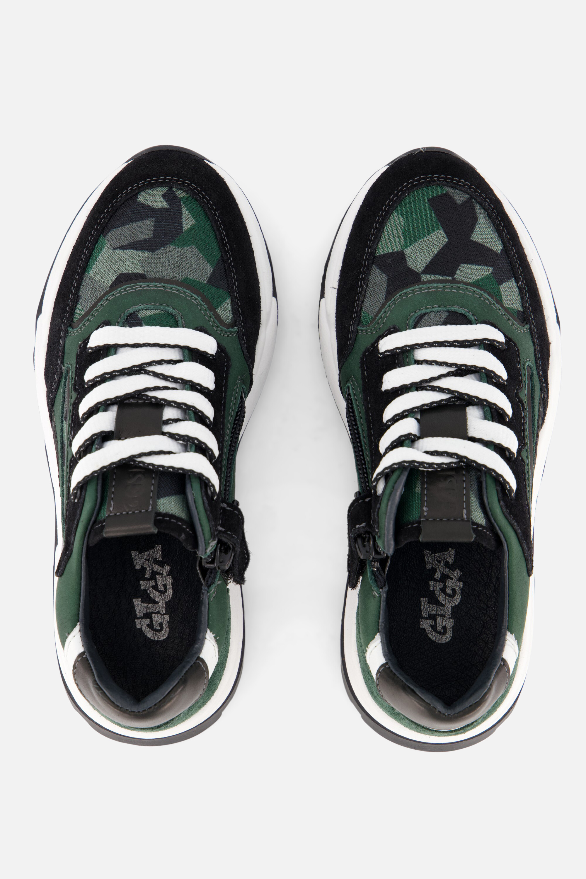 Giga Sneakers zwart Leer afbeelding 2