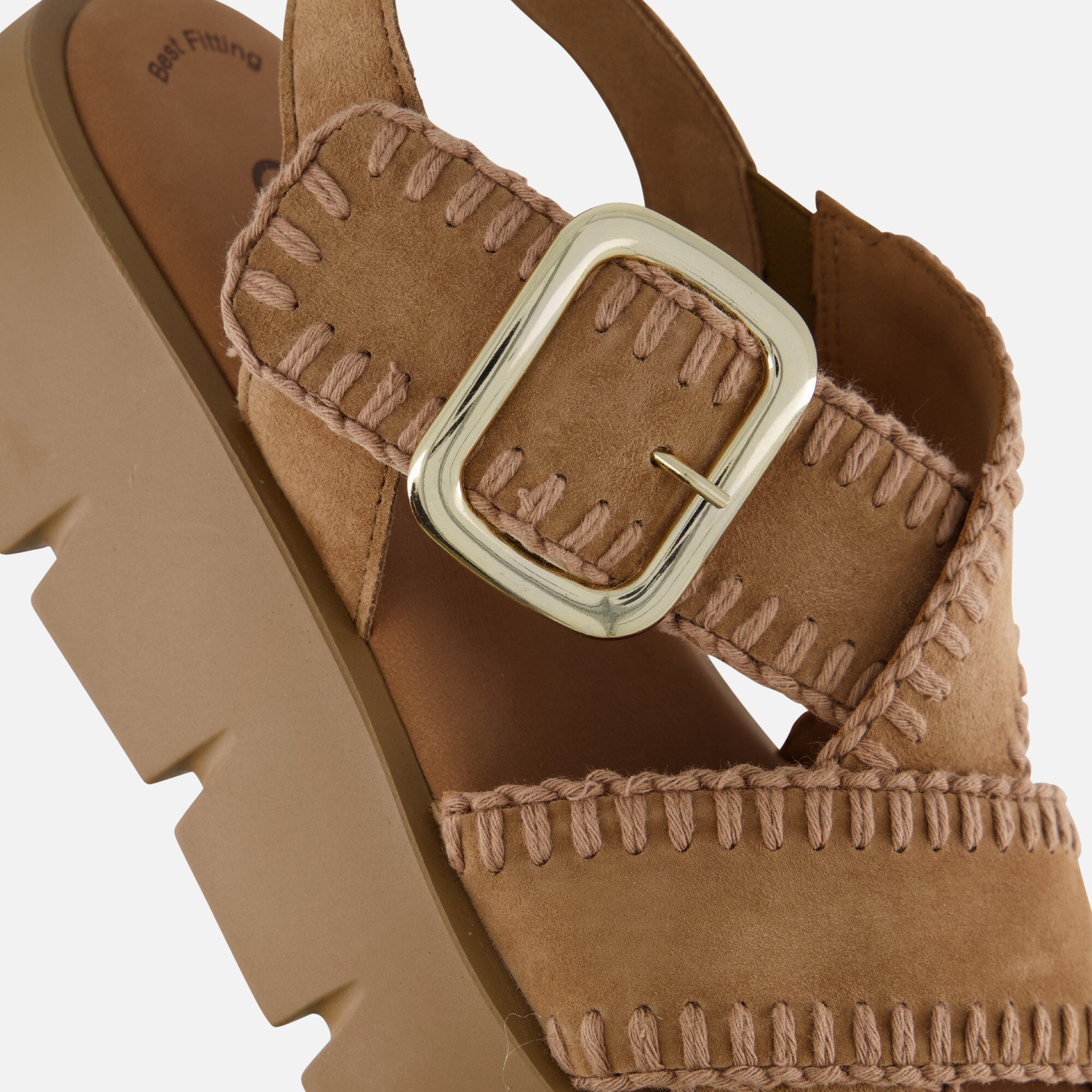 Gabor Sandalen cognac Leer afbeelding 3
