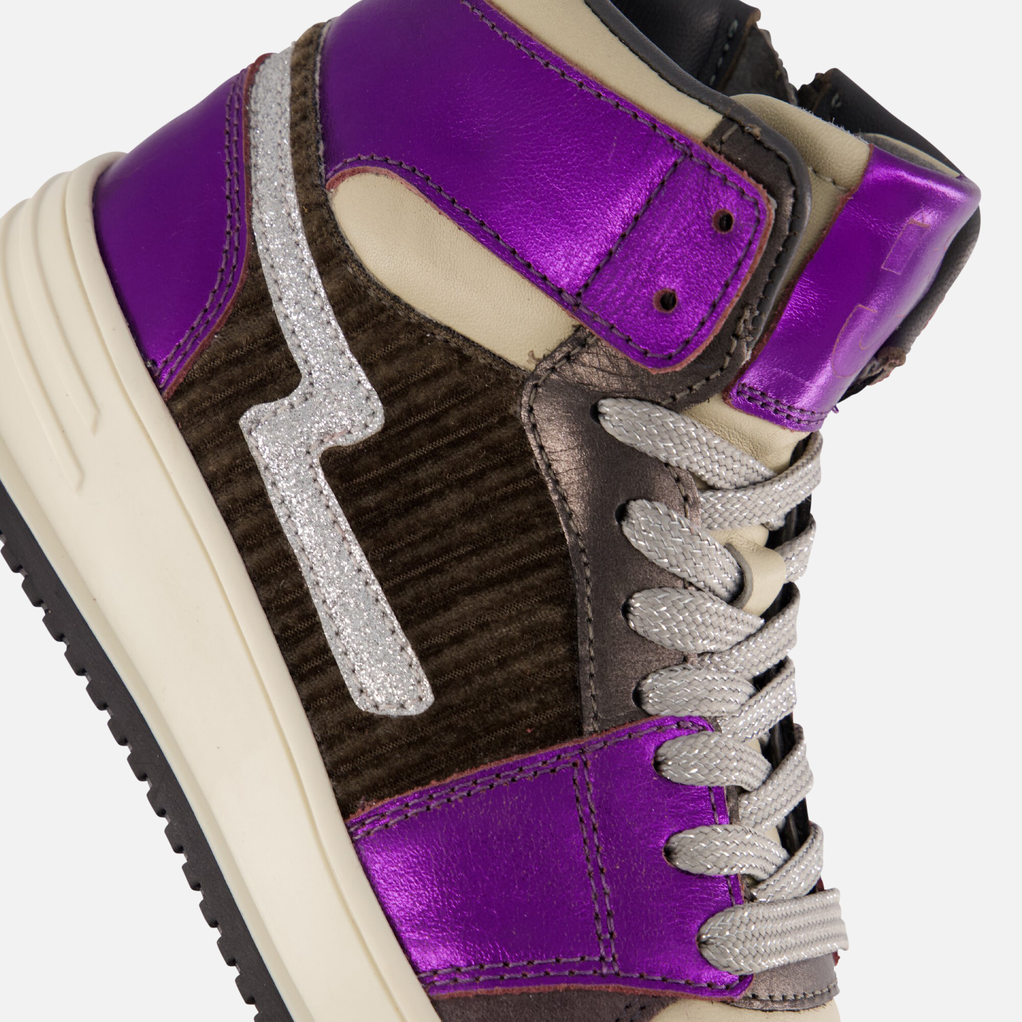 Muyters Sneakers paars Leer afbeelding 4