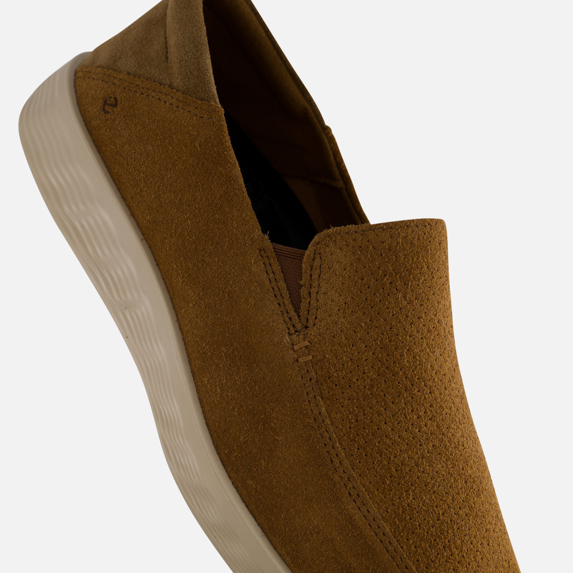 Ecco S Li Hybrid M Instappers bruin Suede afbeelding 4
