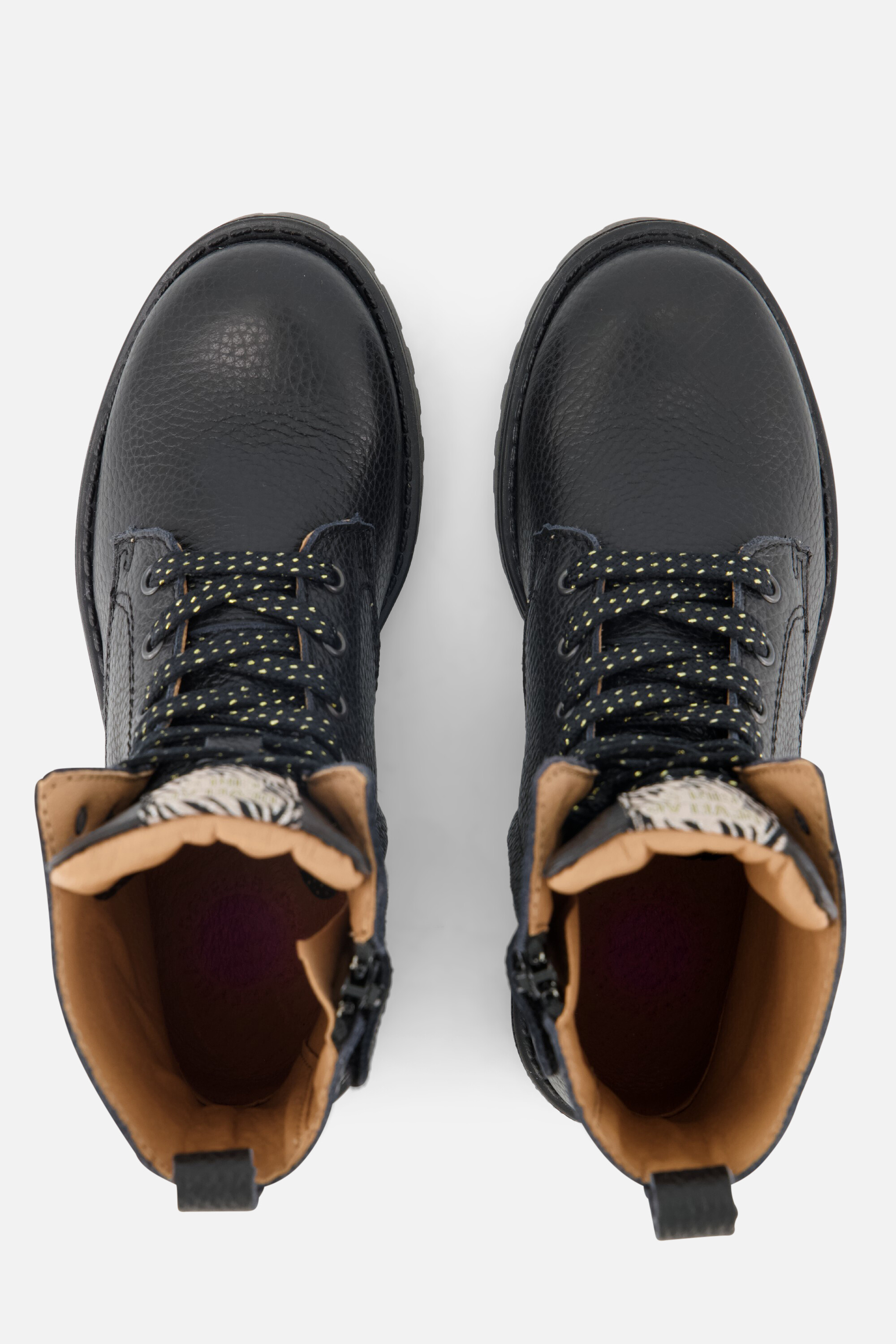 Develab Veterboots zwart Leer afbeelding 2