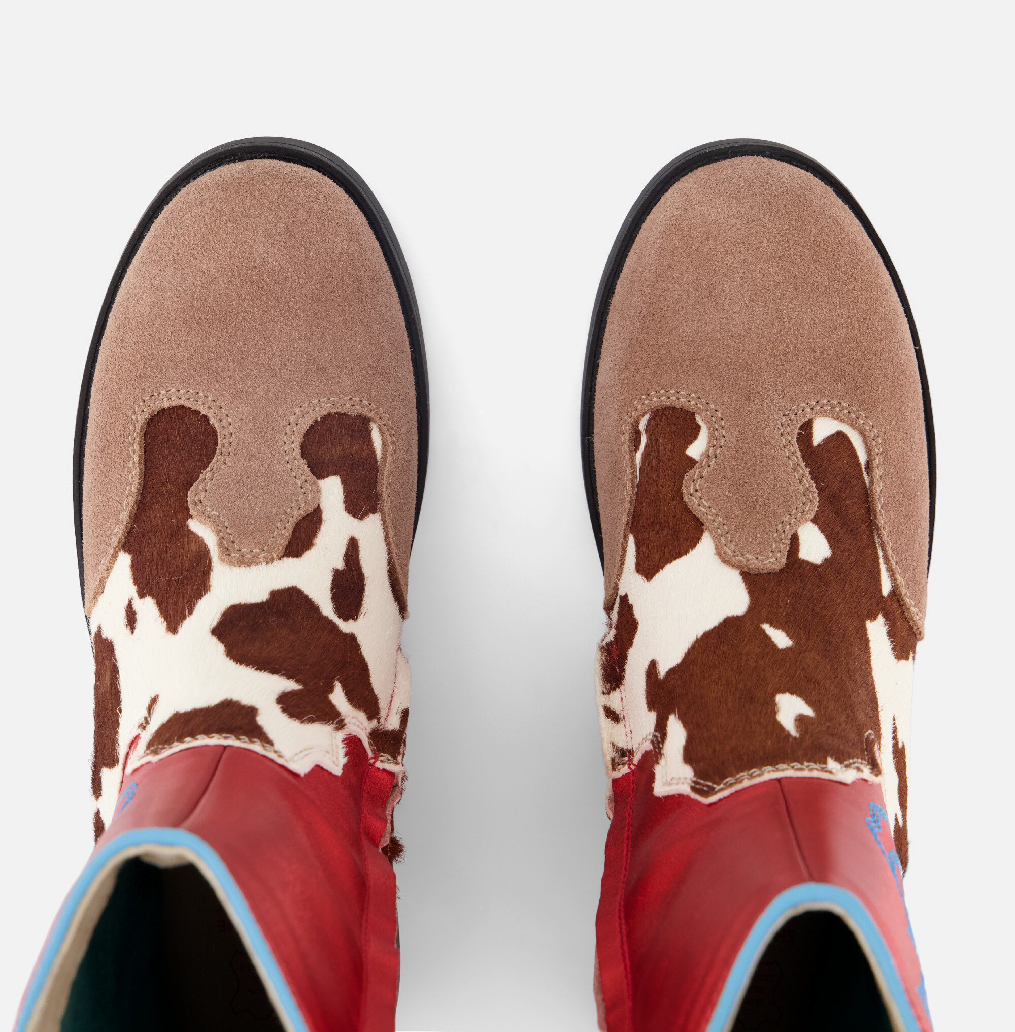 Shoesme Cowboylaarzen rood Leer afbeelding 2