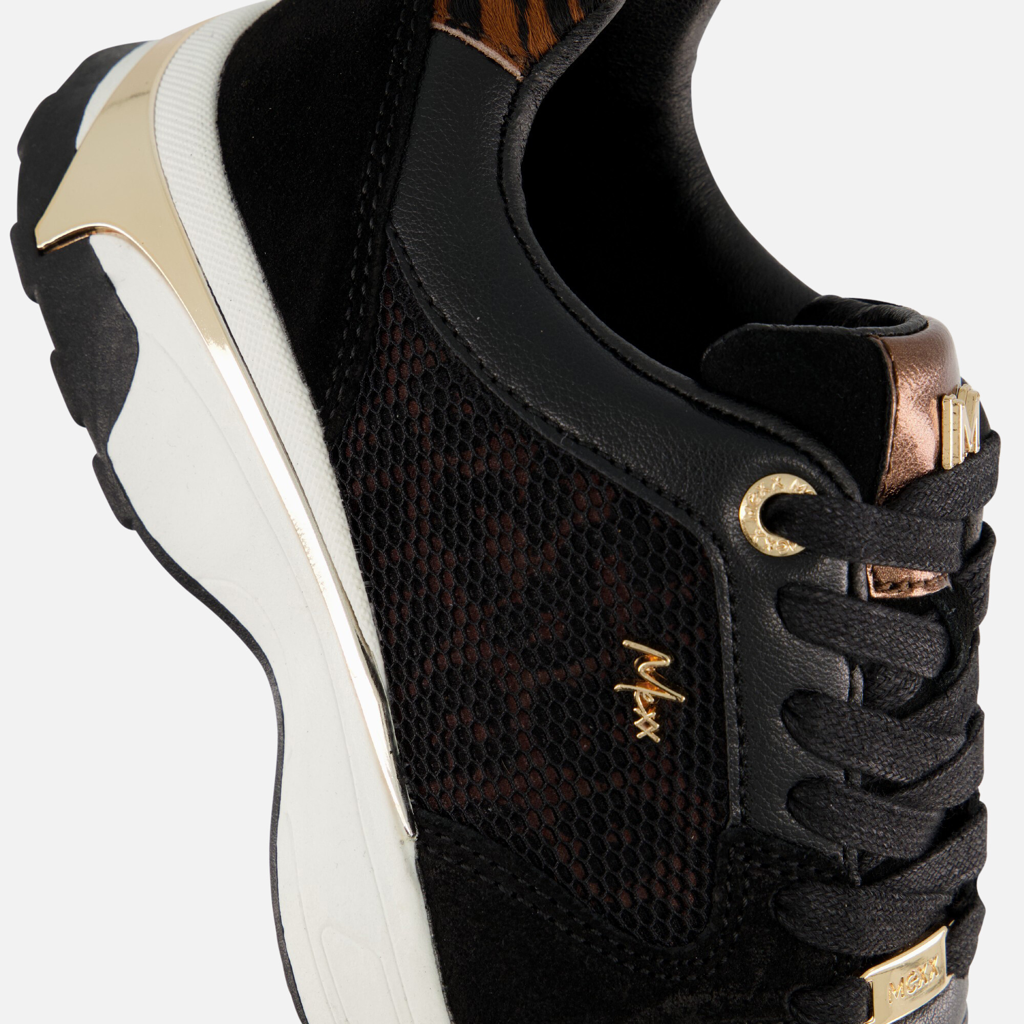Mexx Pippin Love Sneakers zwart Synthetisch afbeelding 4