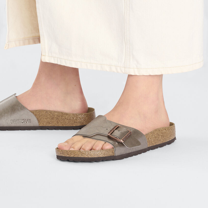 Birkenstock Catalina Slippers brons synthetisch afbeelding 4