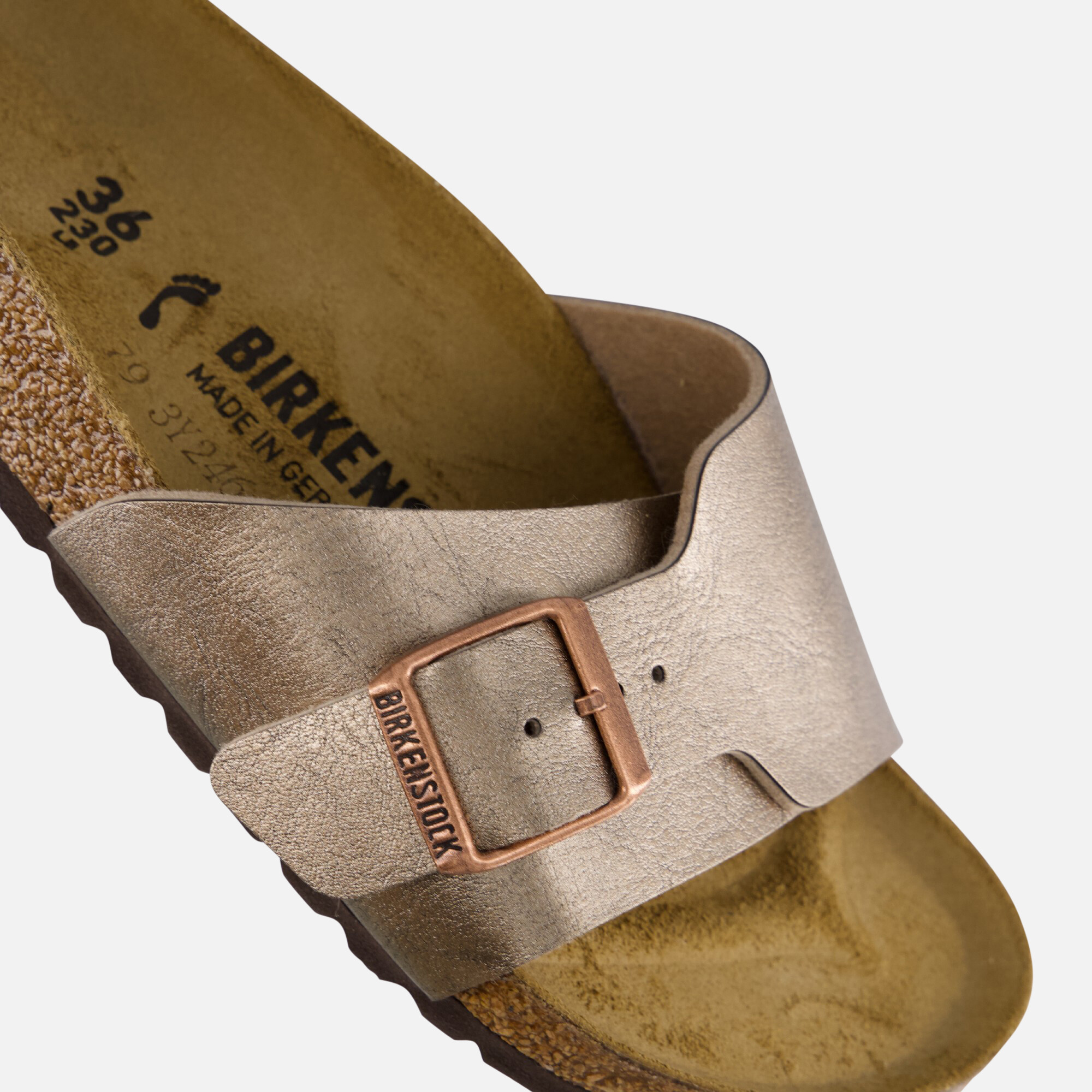 Birkenstock Catalina Slippers brons synthetisch afbeelding 3