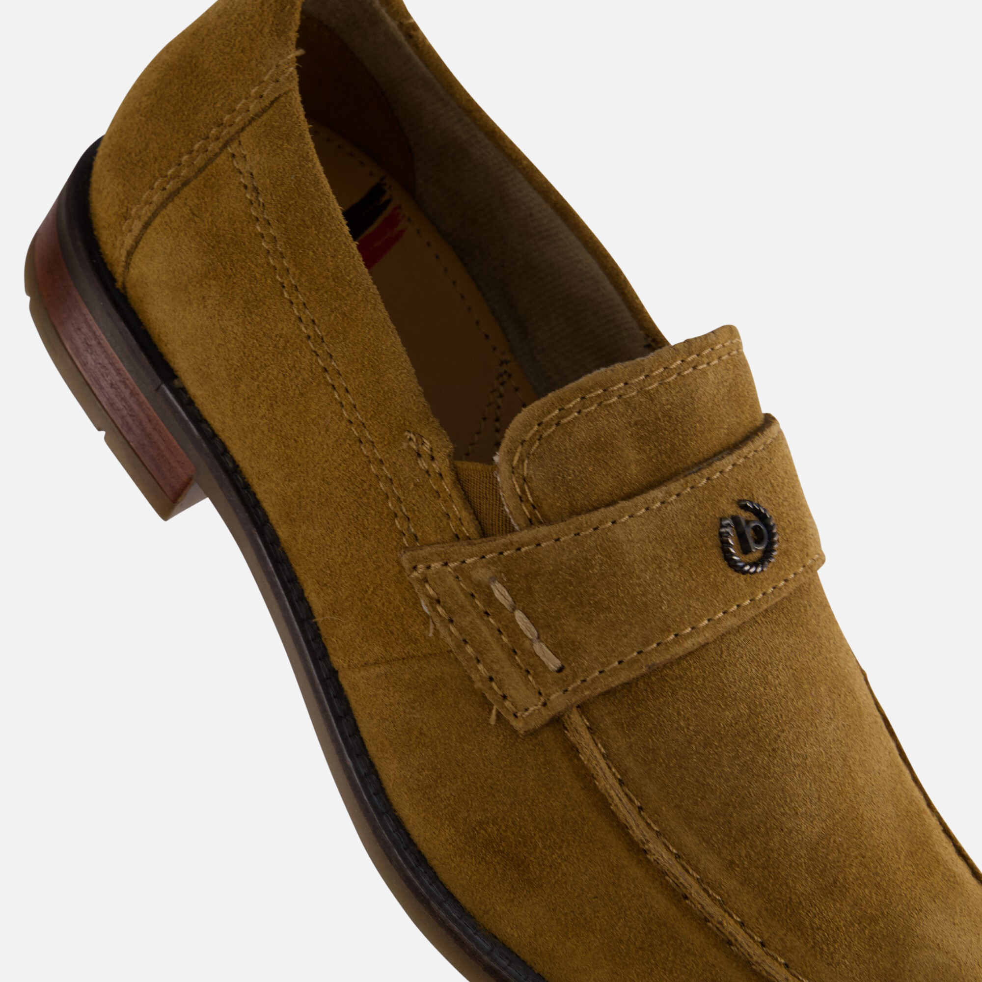 Bugatti instappers beige Suede afbeelding 4