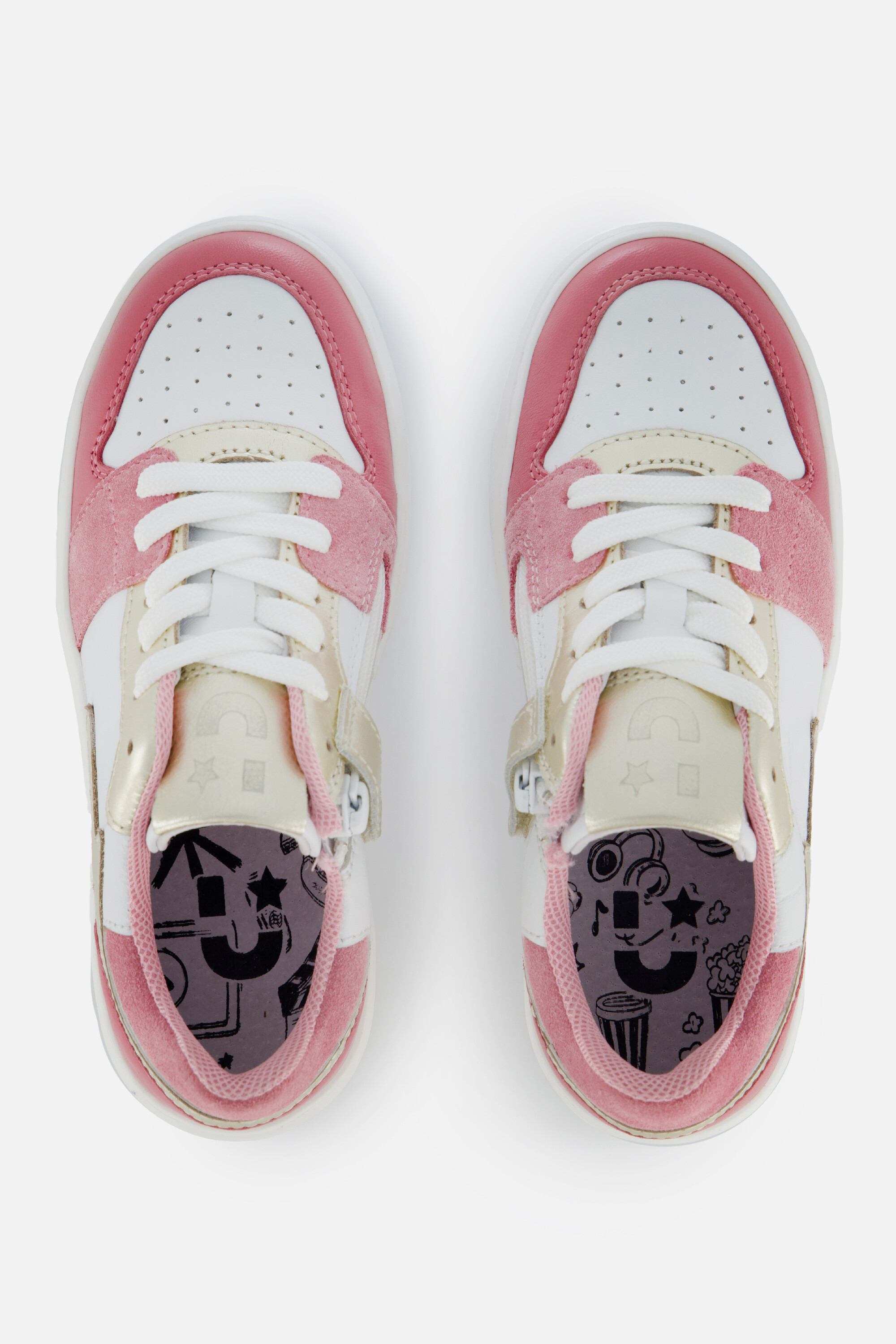 Muyters Sneakers roze Leer afbeelding 2