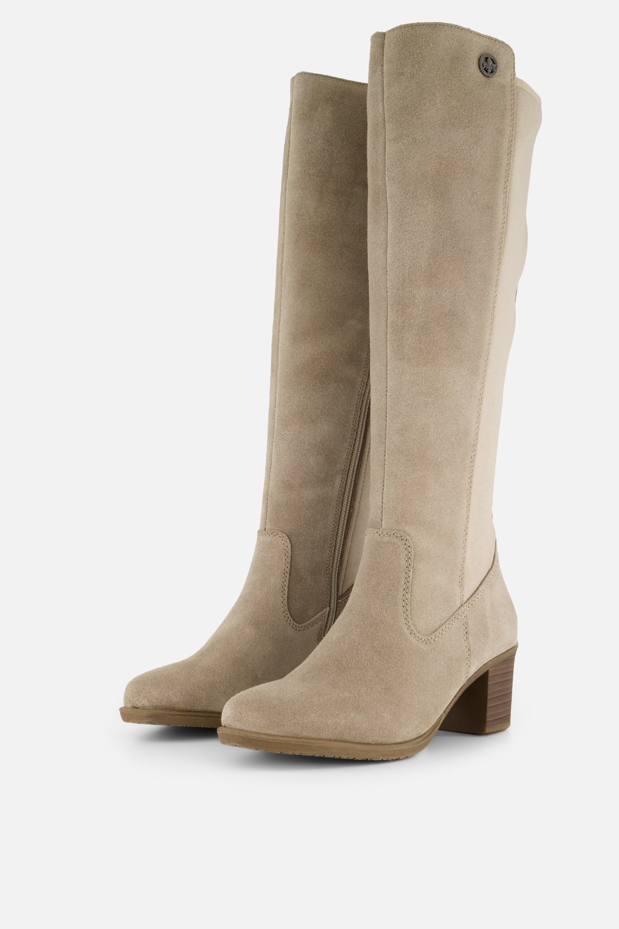 Rieker Rieker Hoge laarzen beige Suede
