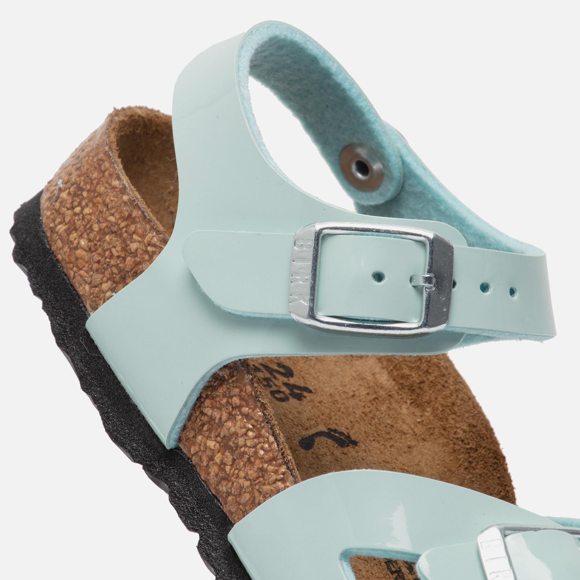 Birkenstock Rio Kids Sandalen blauw Lak afbeelding 3